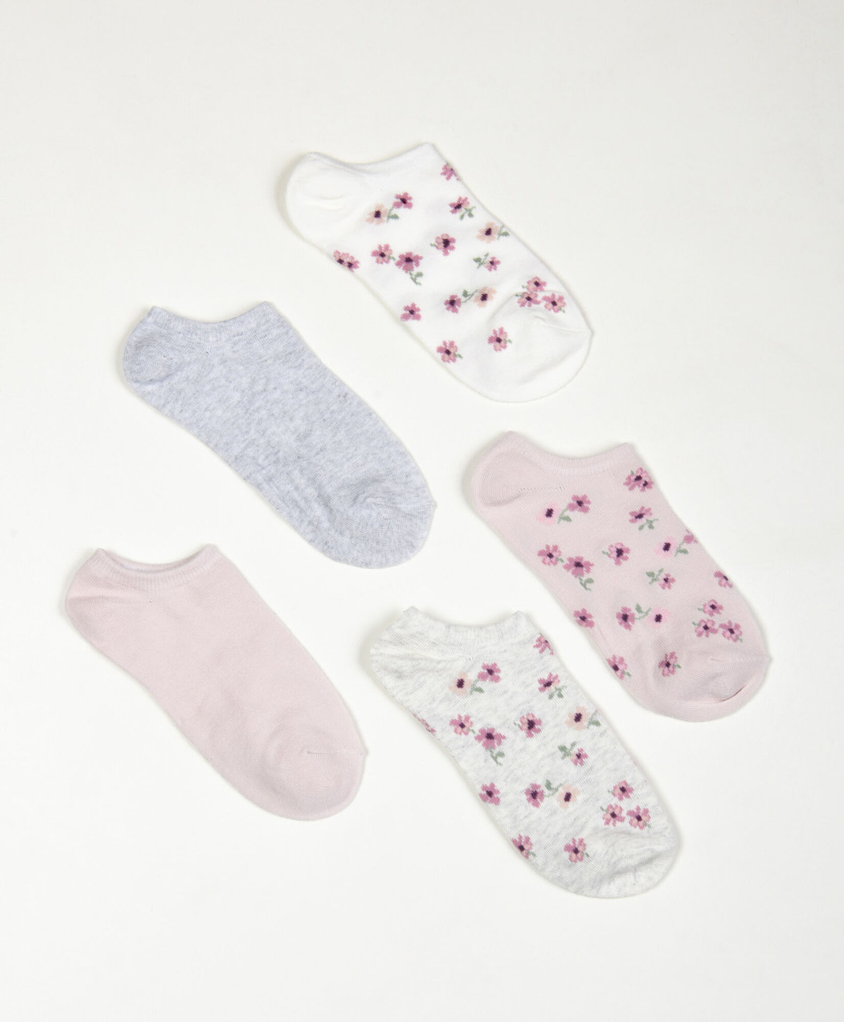 Pack 5 calcetines mujer diseño fflores Pack 5 calcetines mujer diseño fflores