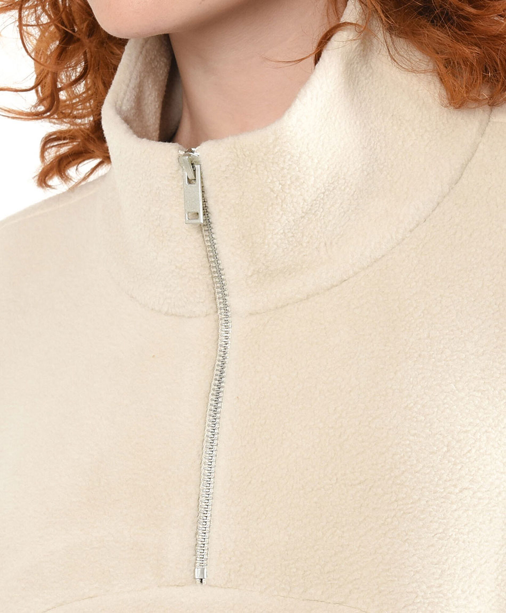 Polar mujer medio cierre oversize Polar mujer medio cierre oversize