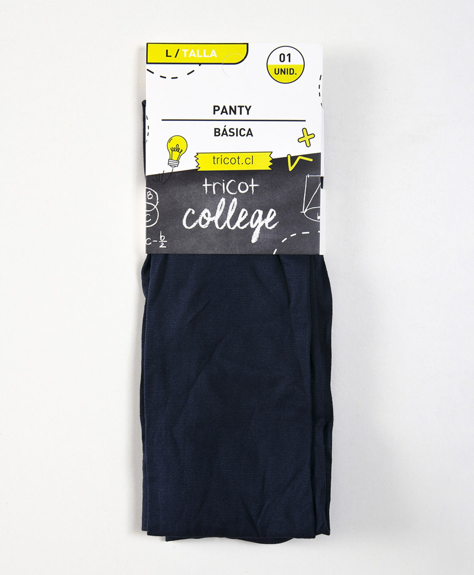 Panty escolar básica azul oscuro Panty escolar básica azul oscuro