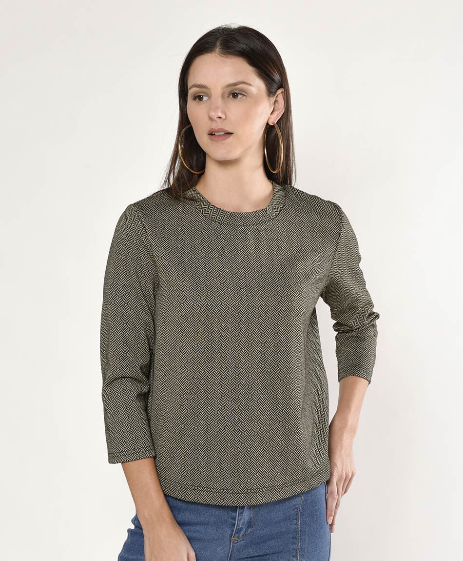 Polera mujer estampada