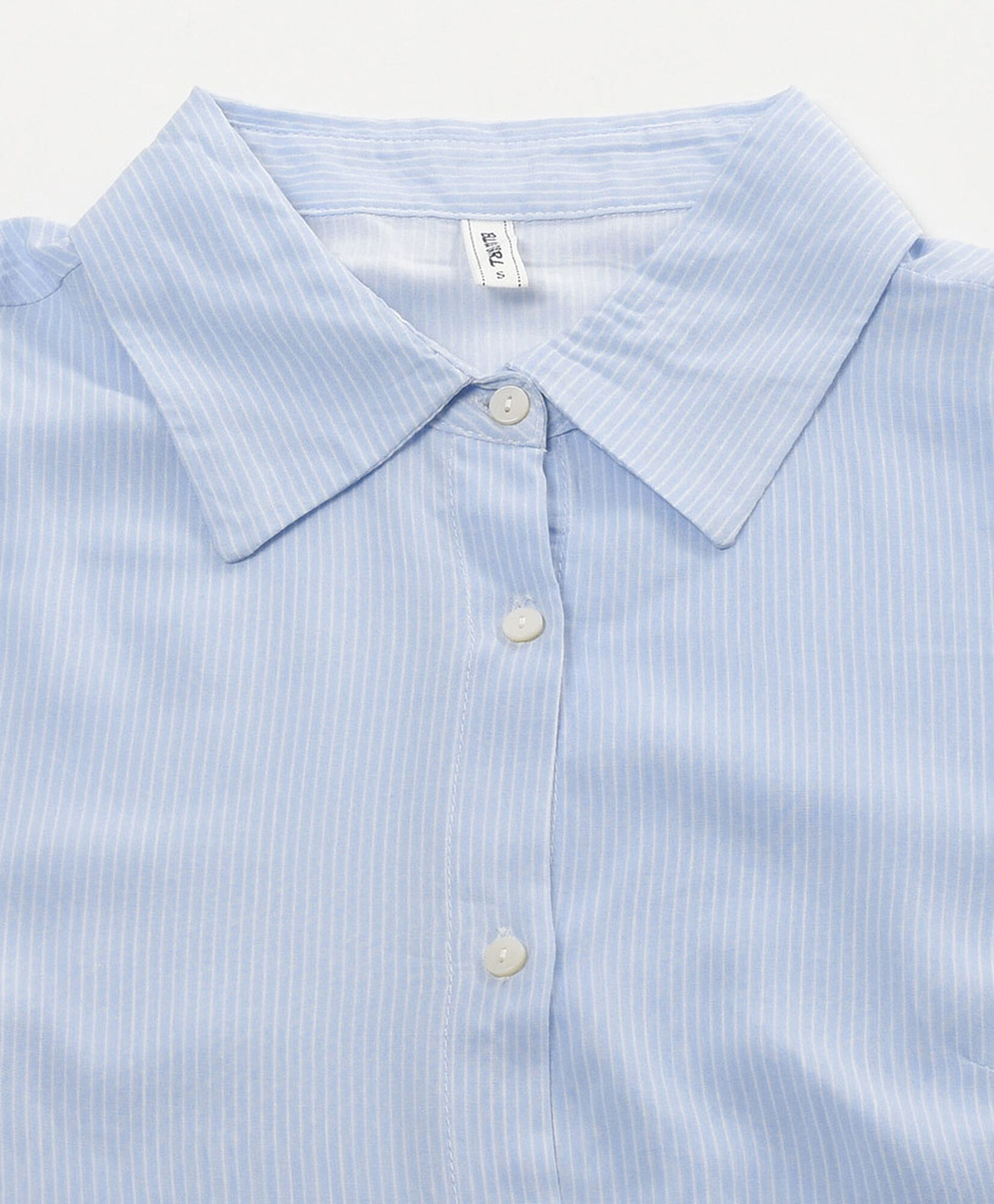 Blusa mujer celeste sin mangas Blusa mujer celeste sin mangas