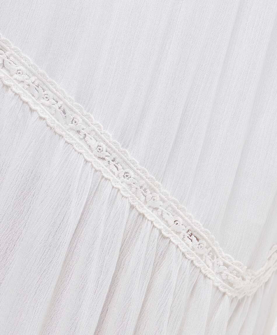 Falda mujer larga textura