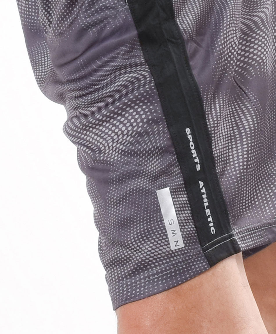 Short deportivo hombre gris puntos