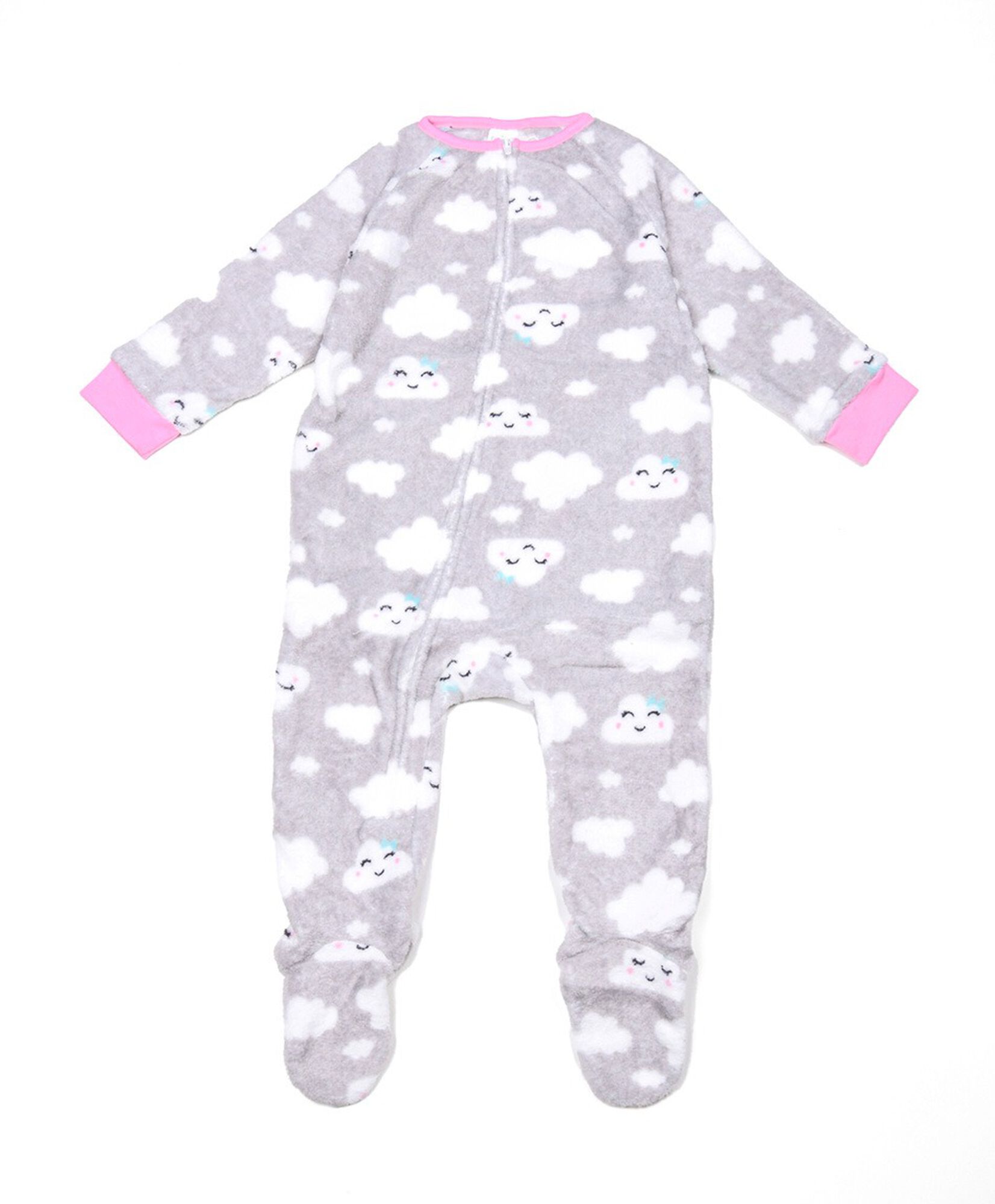 Pijama bebé micropolar enterito nubes Pijama bebé micropolar enterito nubes