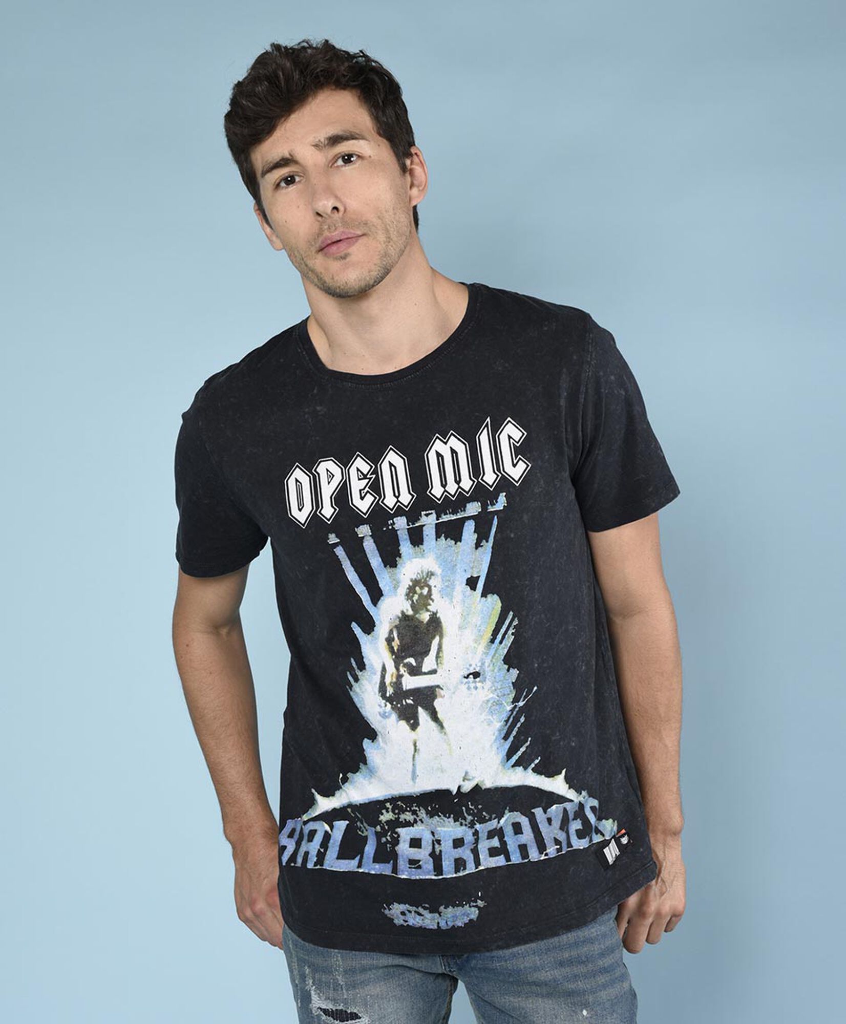 Polera hombre estampado rock Polera hombre estampado rock