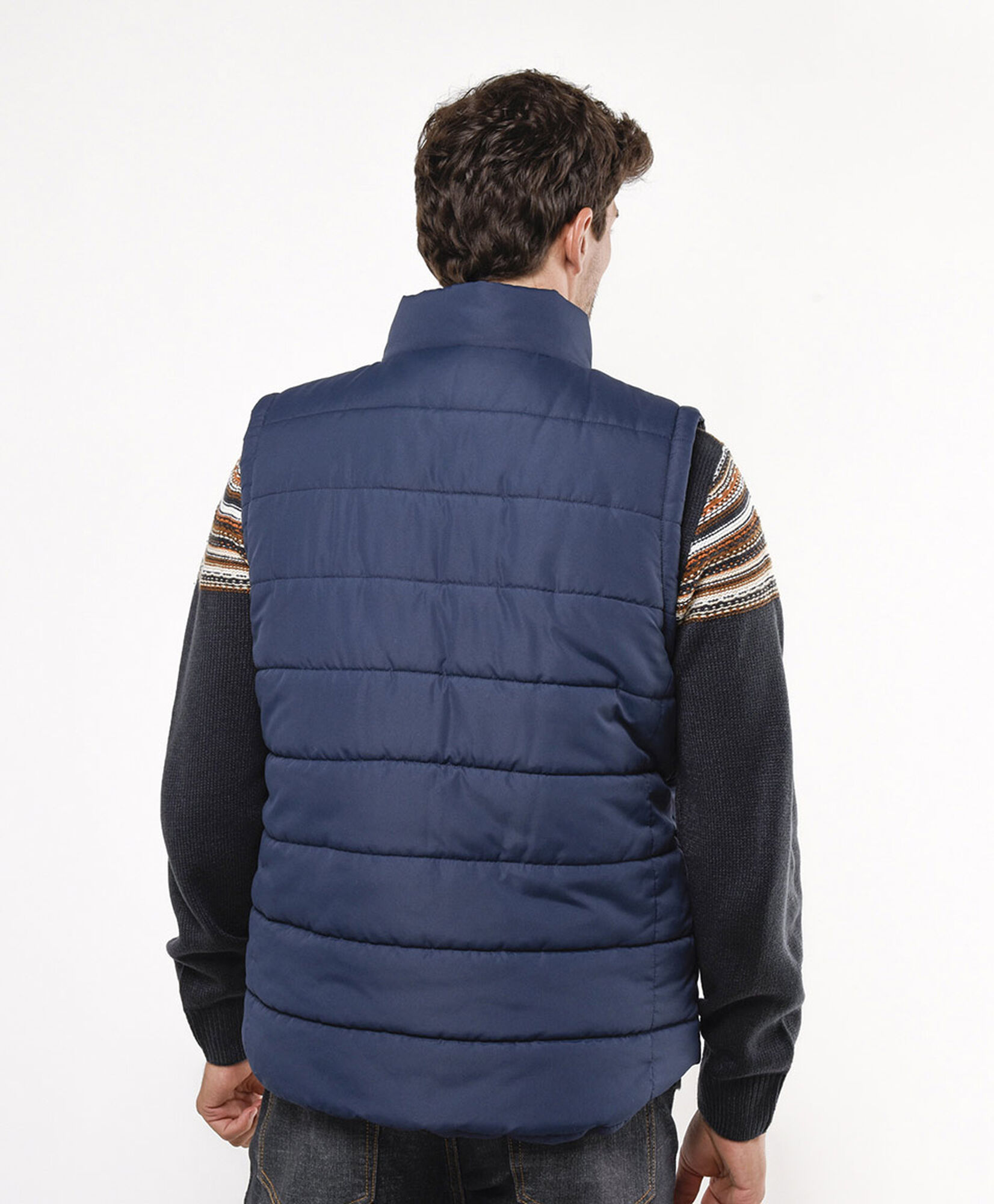 Parka hombre sin mangas azul Parka hombre sin mangas azul