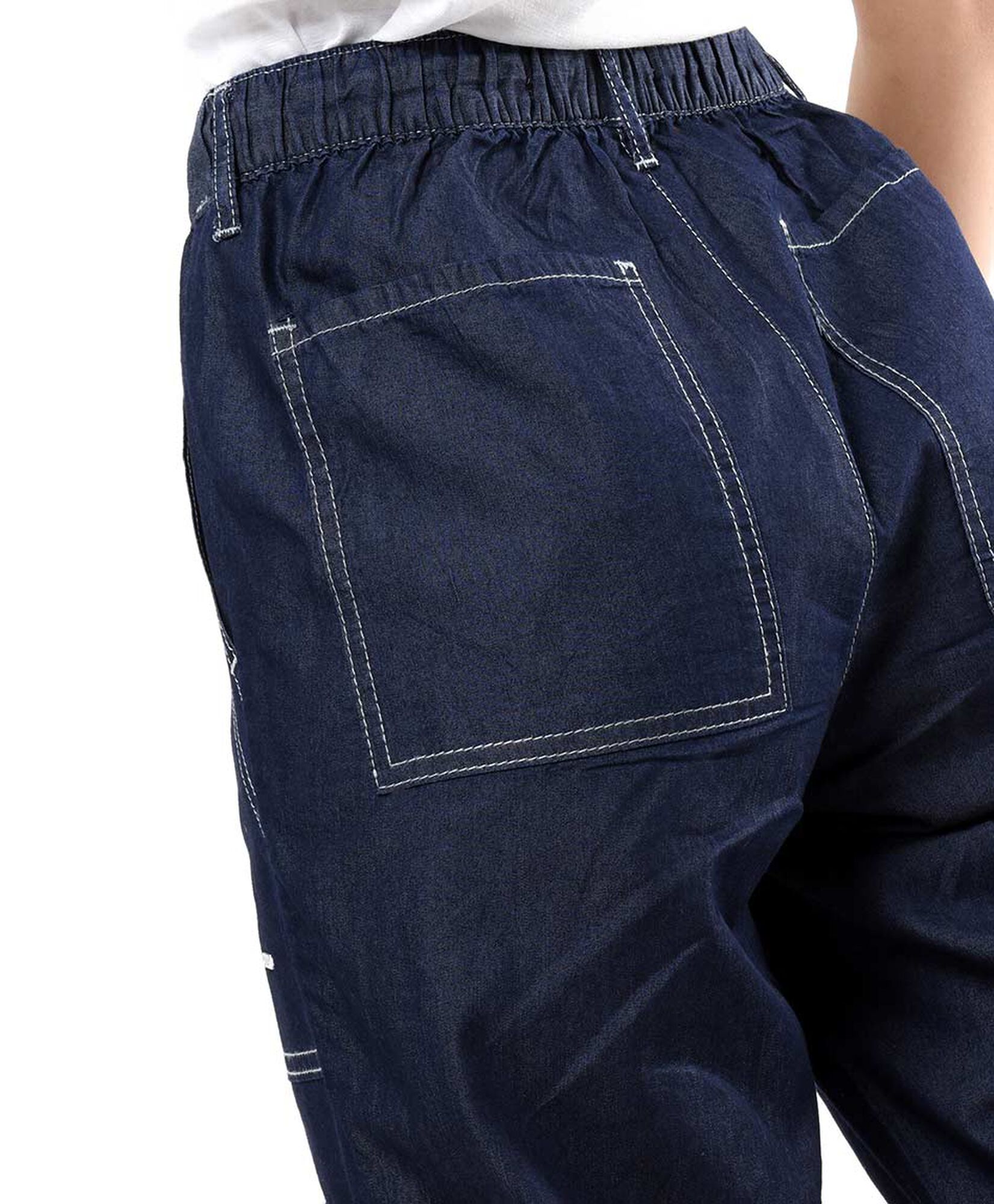 Pantalón mujer cargo lazo denim Pantalón mujer cargo lazo denim