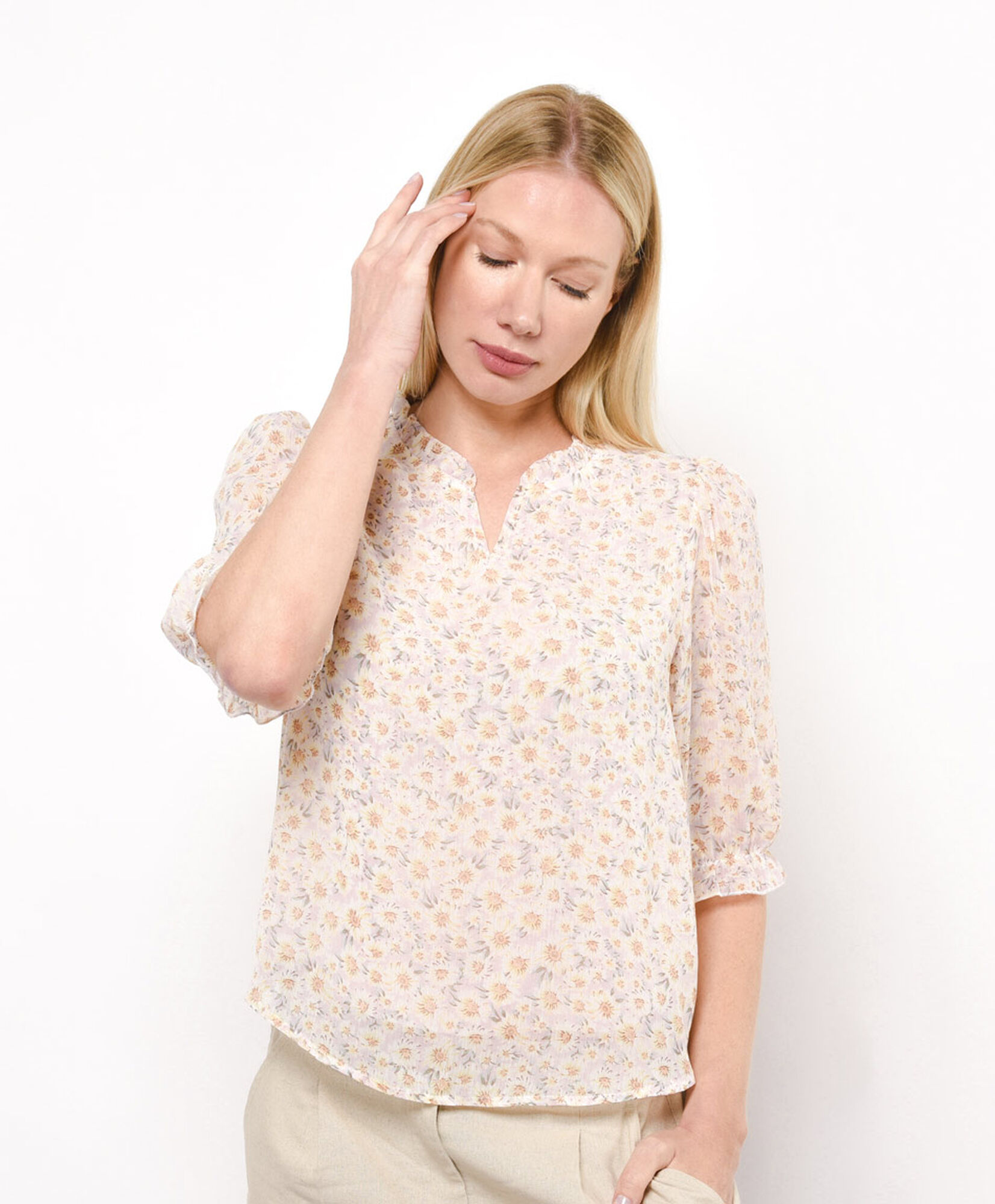 Blusa mujer florcitas boho Blusa mujer florcitas boho