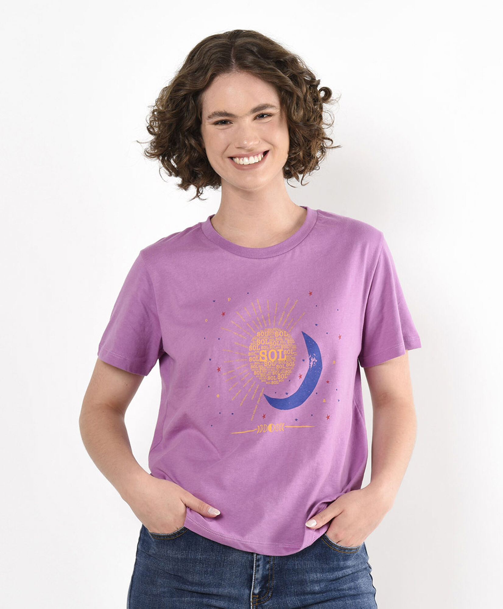 Polera mujer sol y luna Polera mujer sol y luna