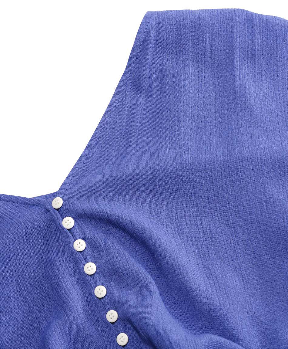 Blusa mujer botones y nudo