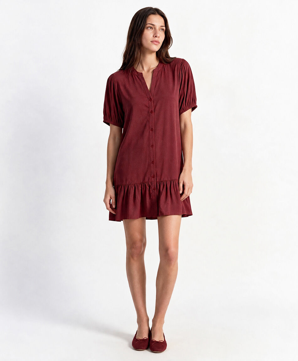Vestido mujer botones