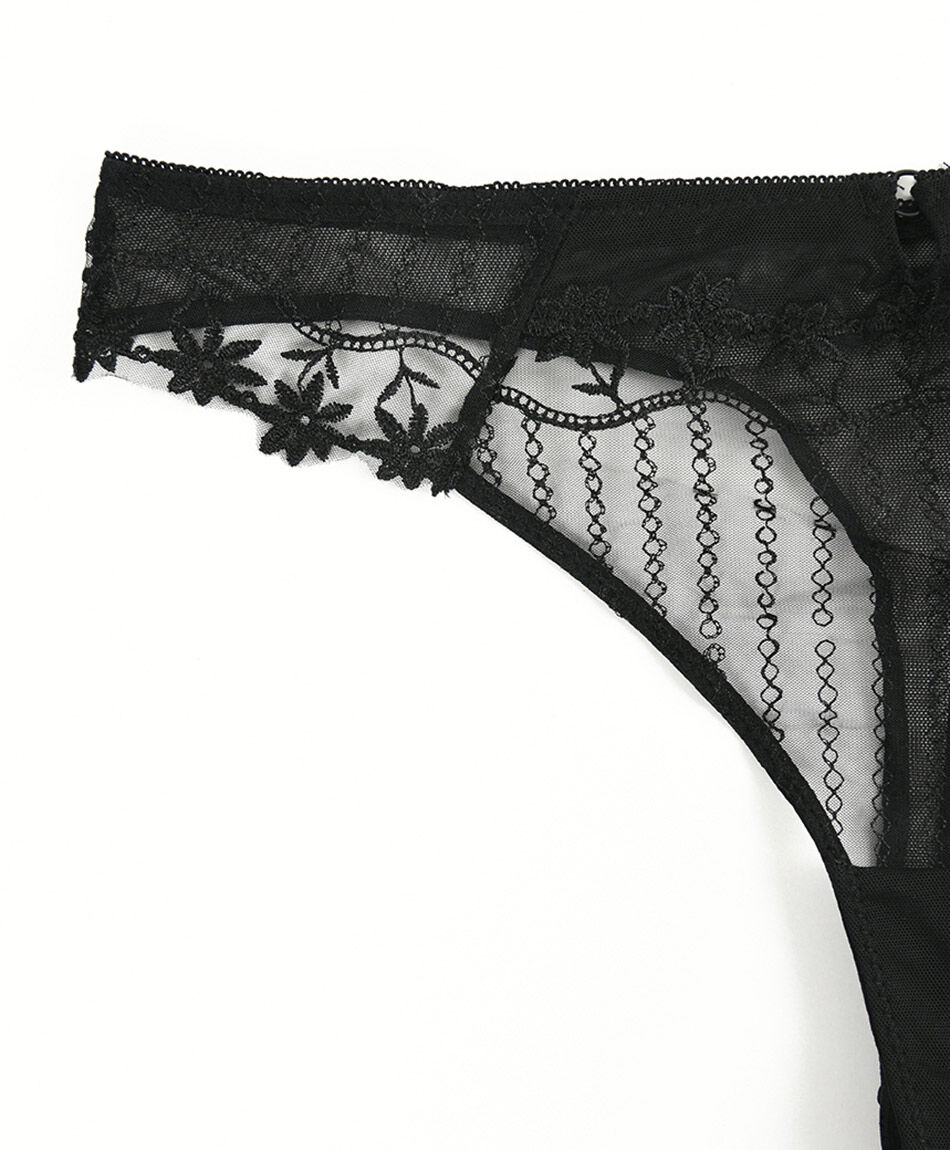 Colaless mujer florcitas transparente