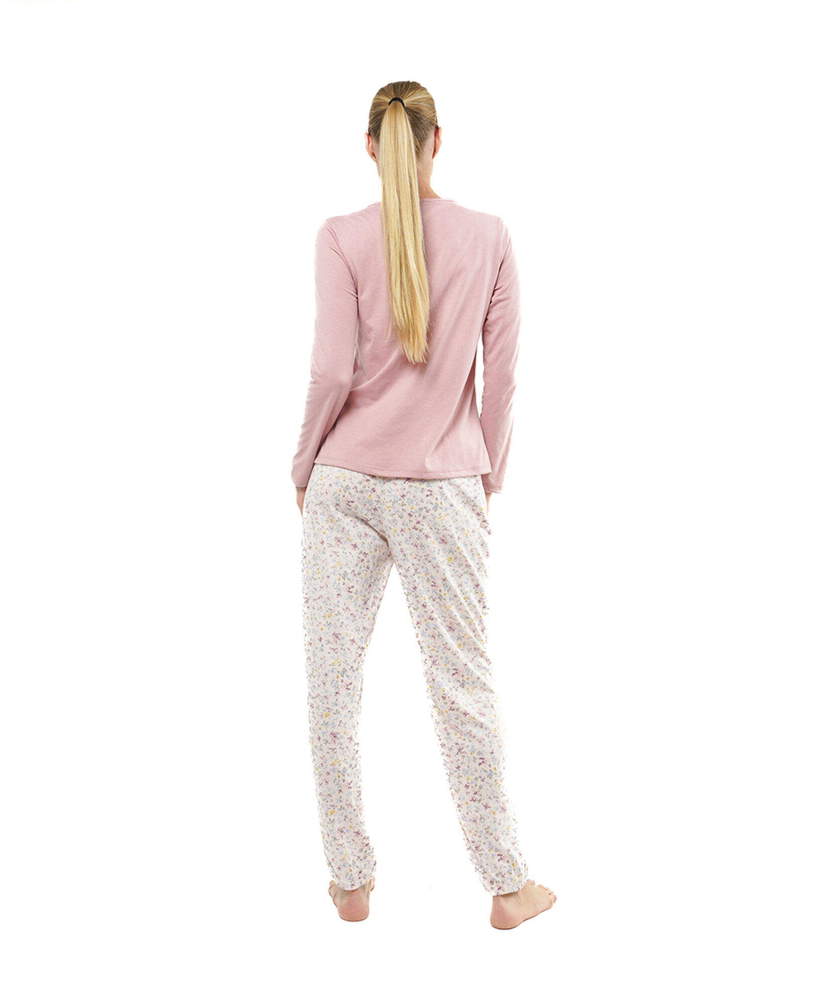 Pijama mujer botones y estampado pink Pijama mujer botones y estampado pink