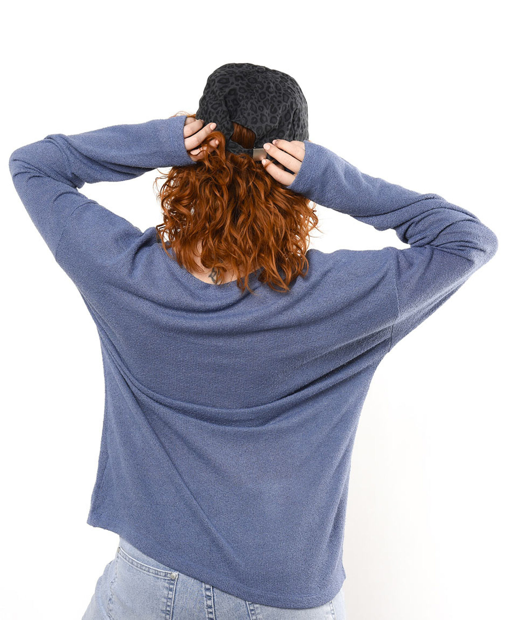 Polerón mujer tejido cuello en v Polerón mujer tejido cuello en v