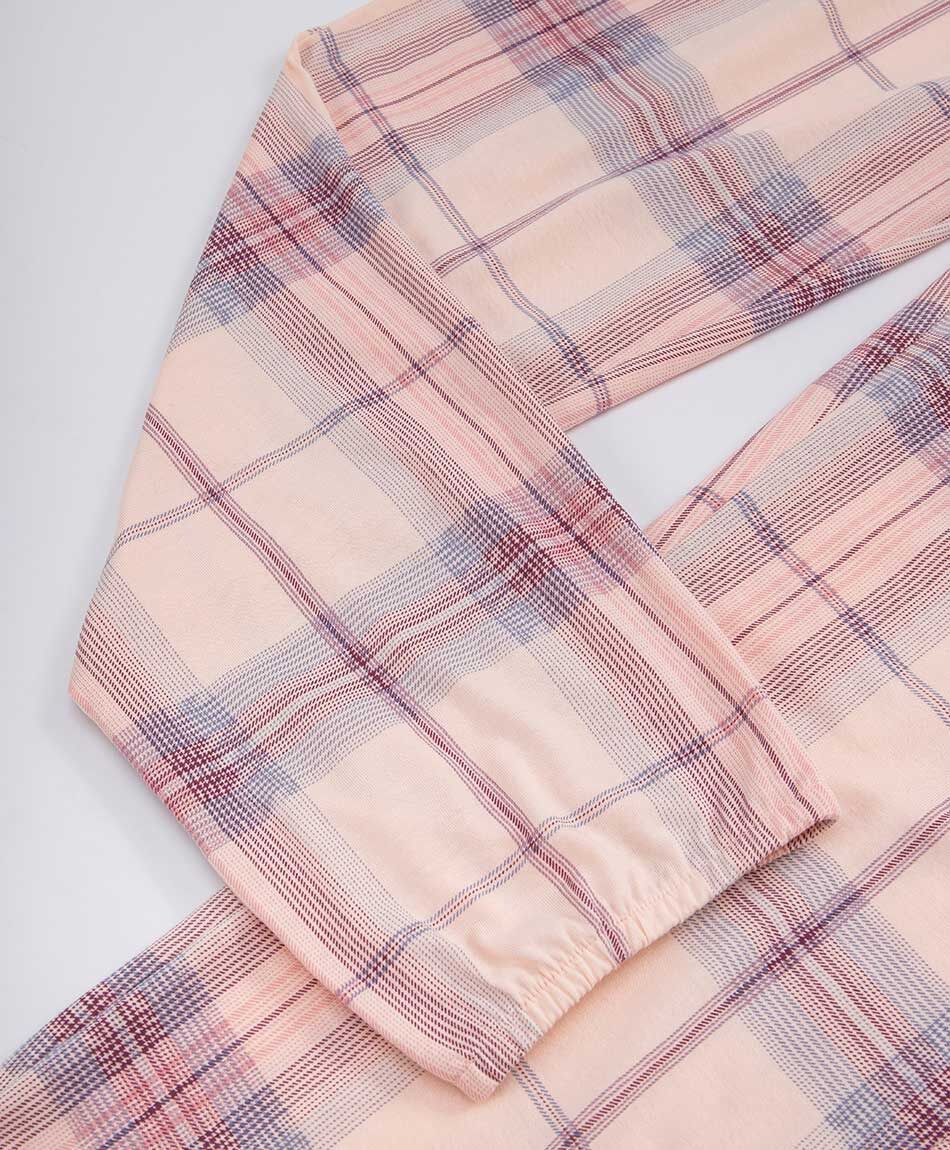 Pijama mujer pantal&oacute;n escoc&eacute;s