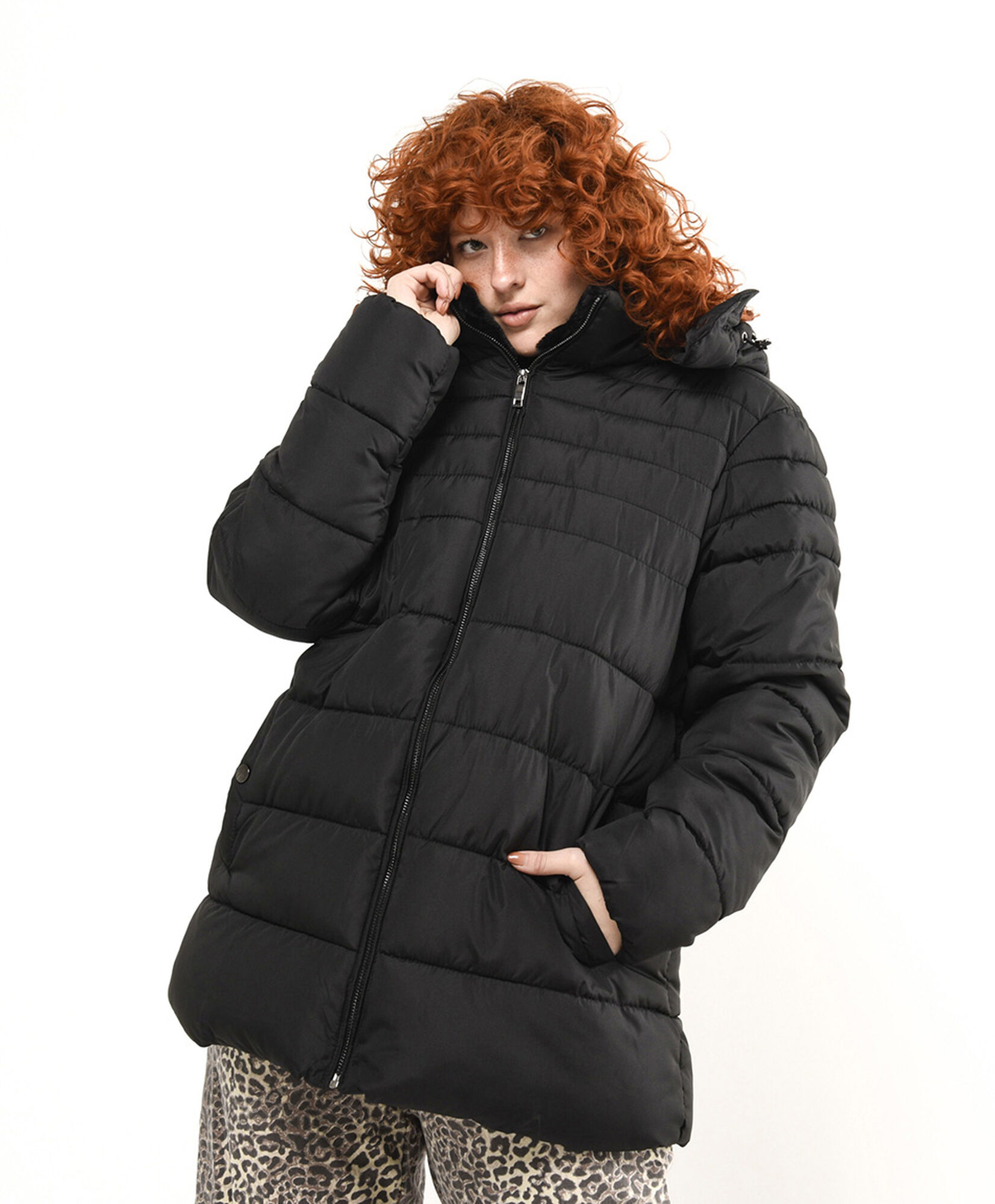 Parka mujer acolchada gorro Parka mujer acolchada gorro