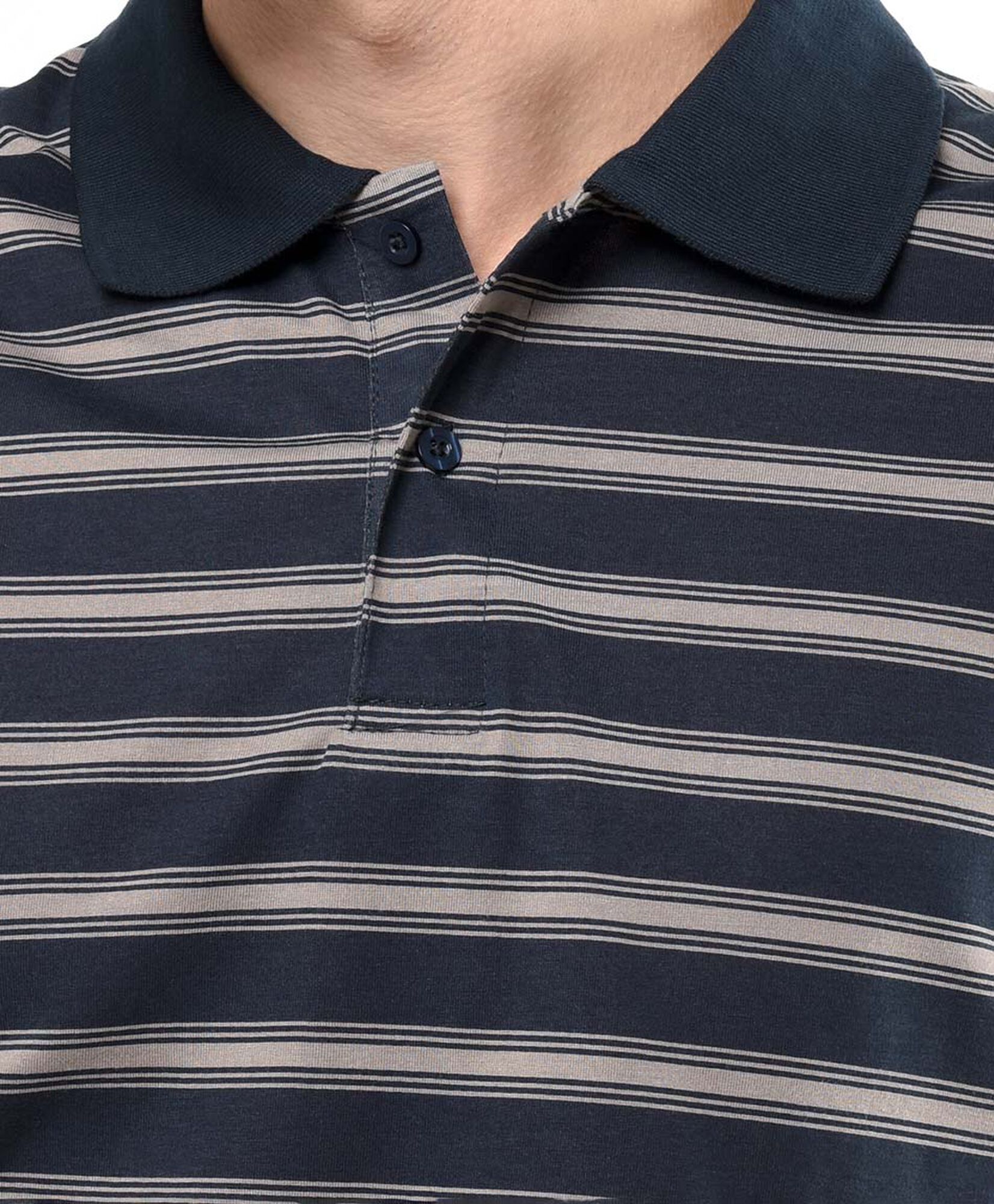 Polera hombre polo líneas Polera hombre polo líneas