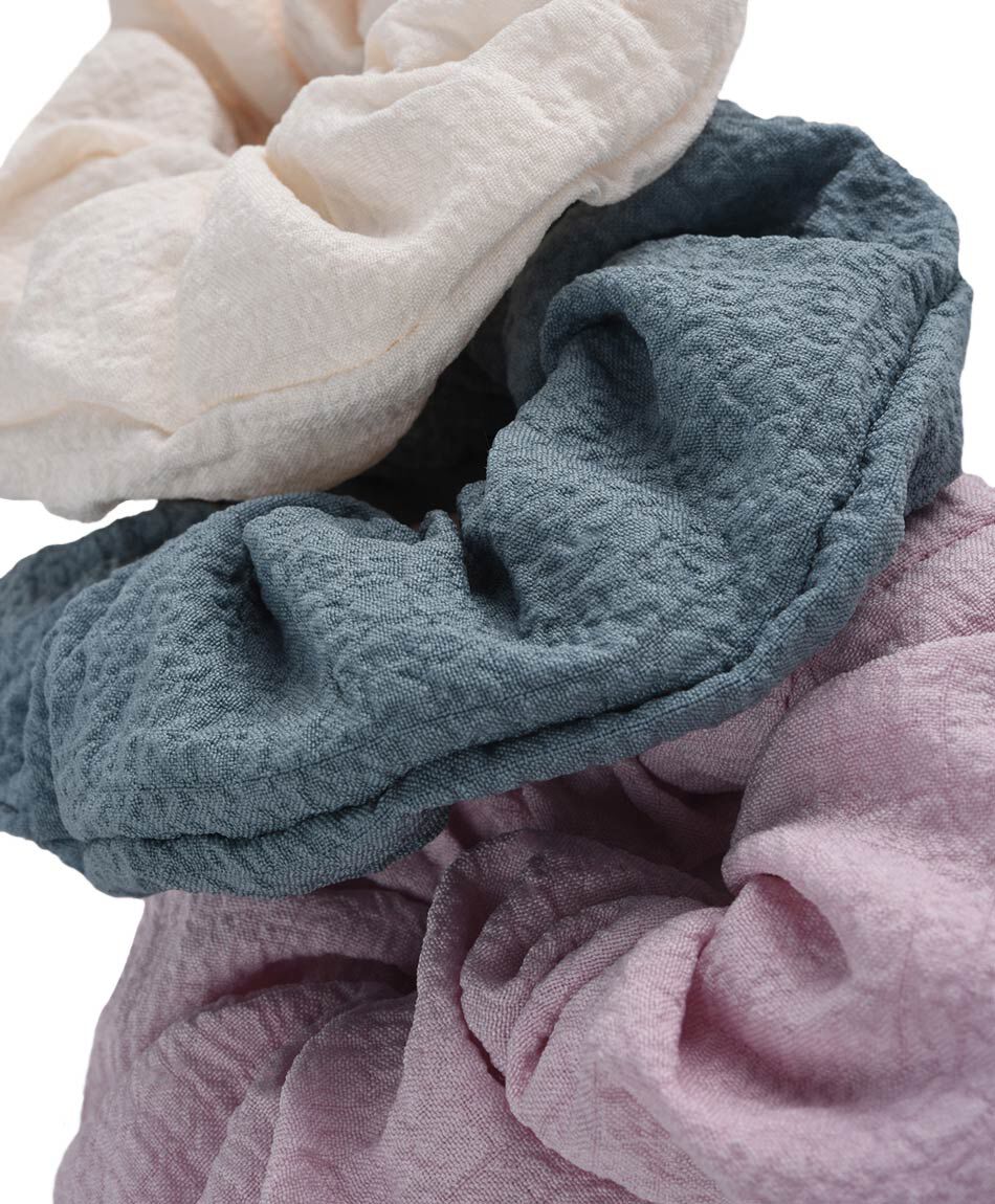 Set de colets mujer texturizado 3 piezas