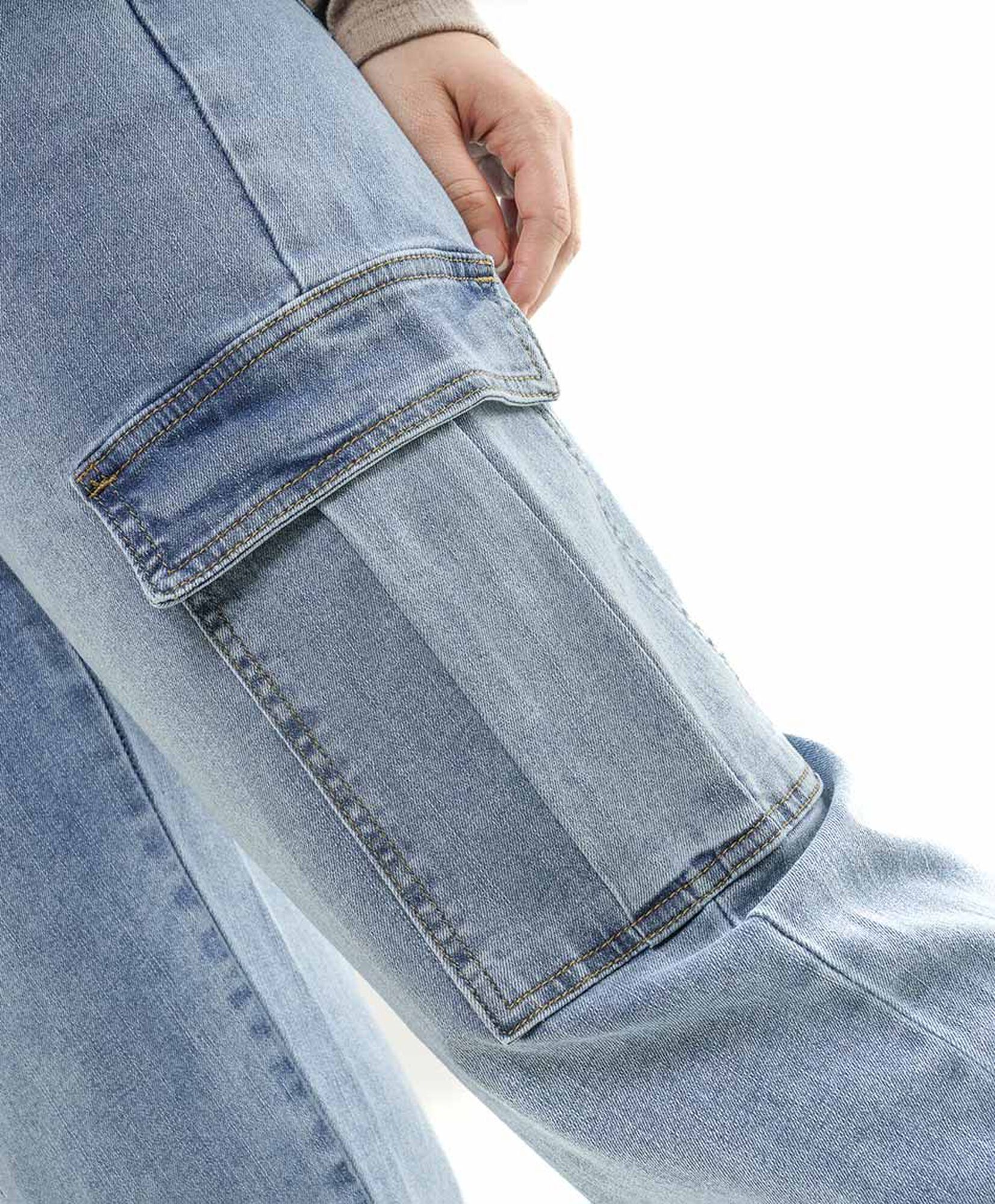 Jeans mujer cargo wide Jeans mujer cargo wide