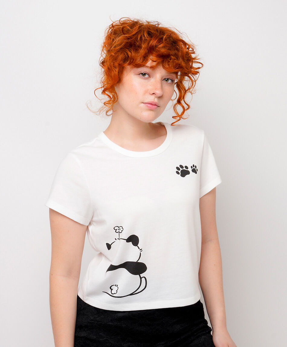 Polera mujer panda