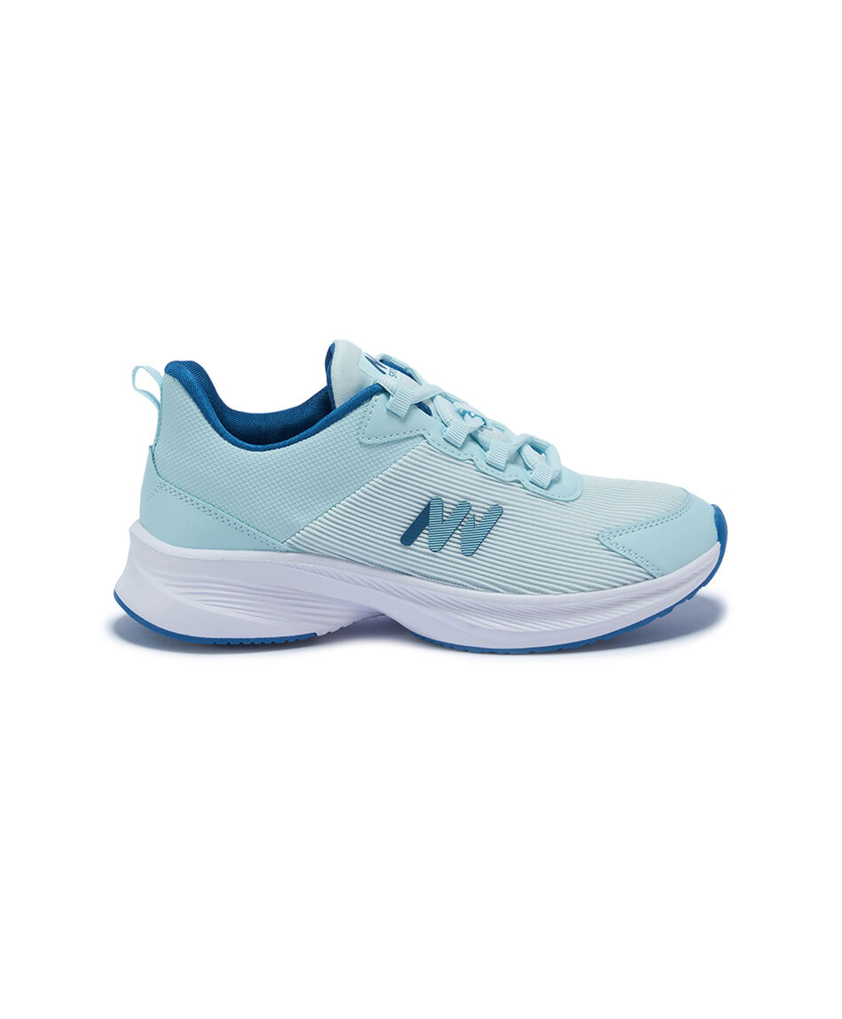 Zapatillas mujer sport confort celeste