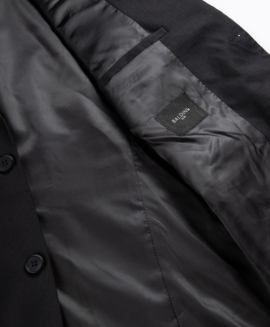 Chaqueta de vestir hombre negra