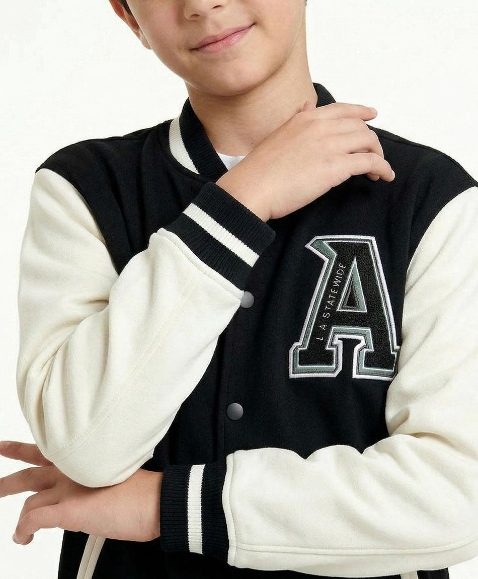 Chaqueta ni&ntilde;o estilo university
