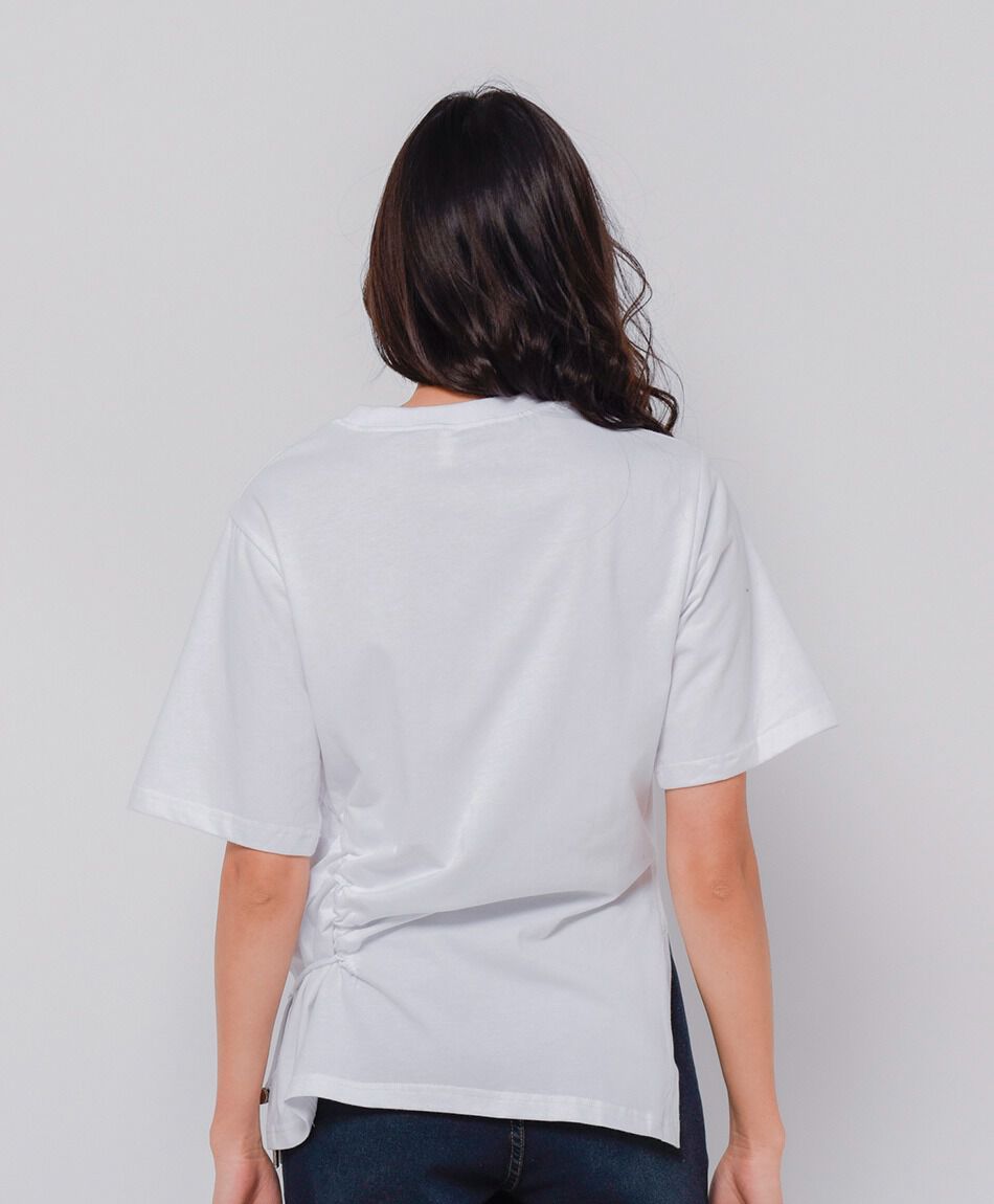 Polera mujer tirador lateral