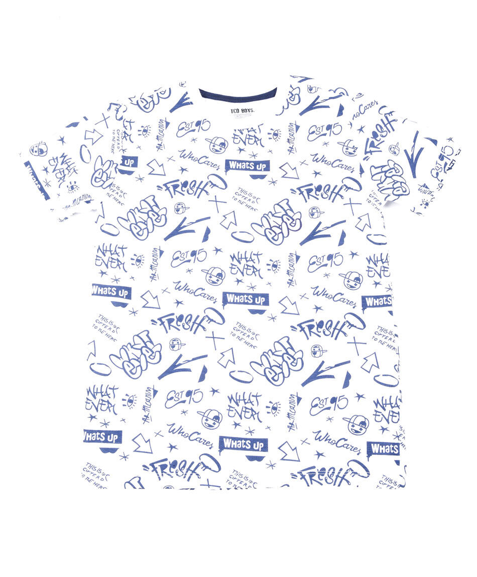 Polera niño graffiti