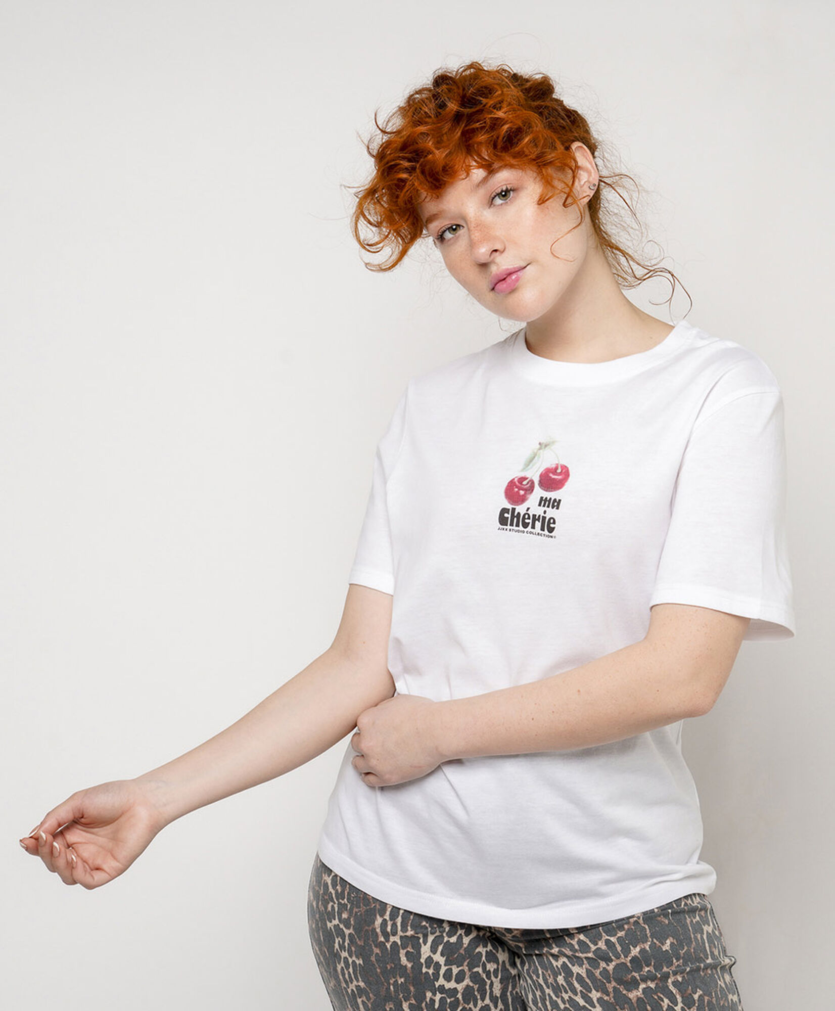 Polera mujer cerezas Polera mujer cerezas