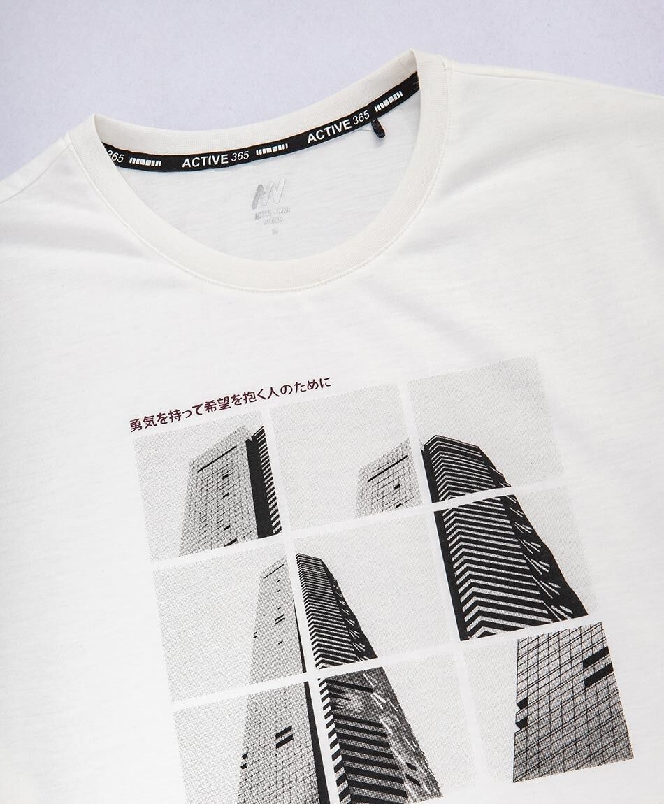 Polera deportiva hombre edificio
