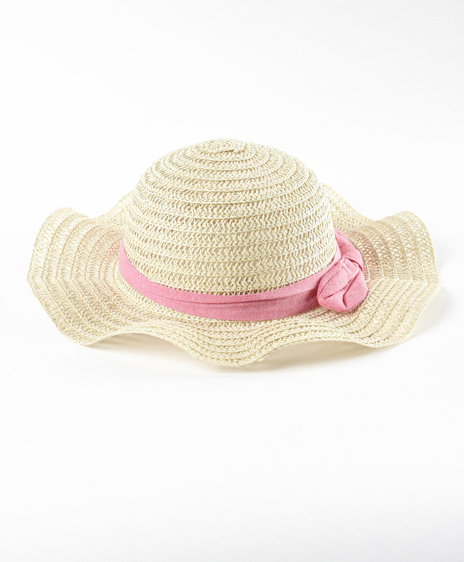 Sombrero ni&ntilde;a cinta ondulado