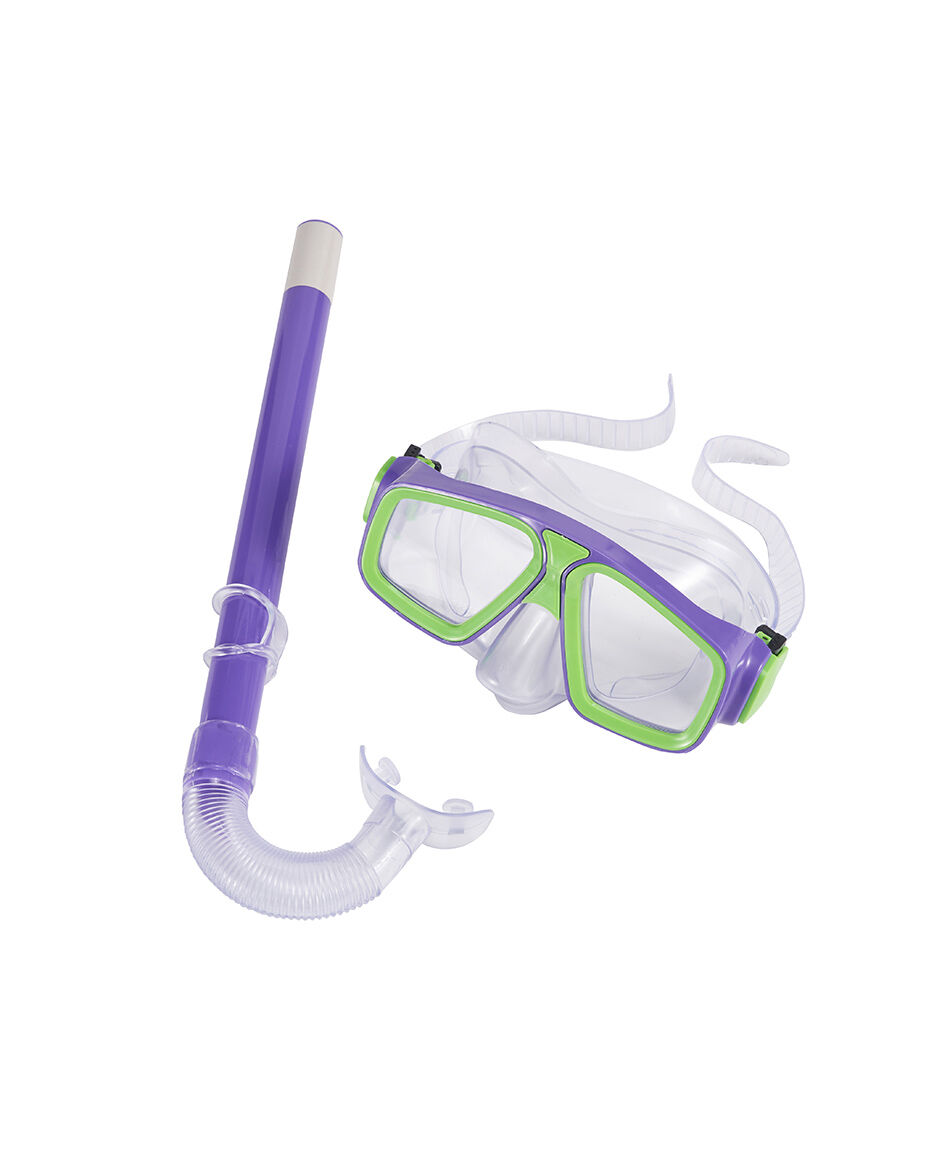 Snorkel ni&ntilde;a morado