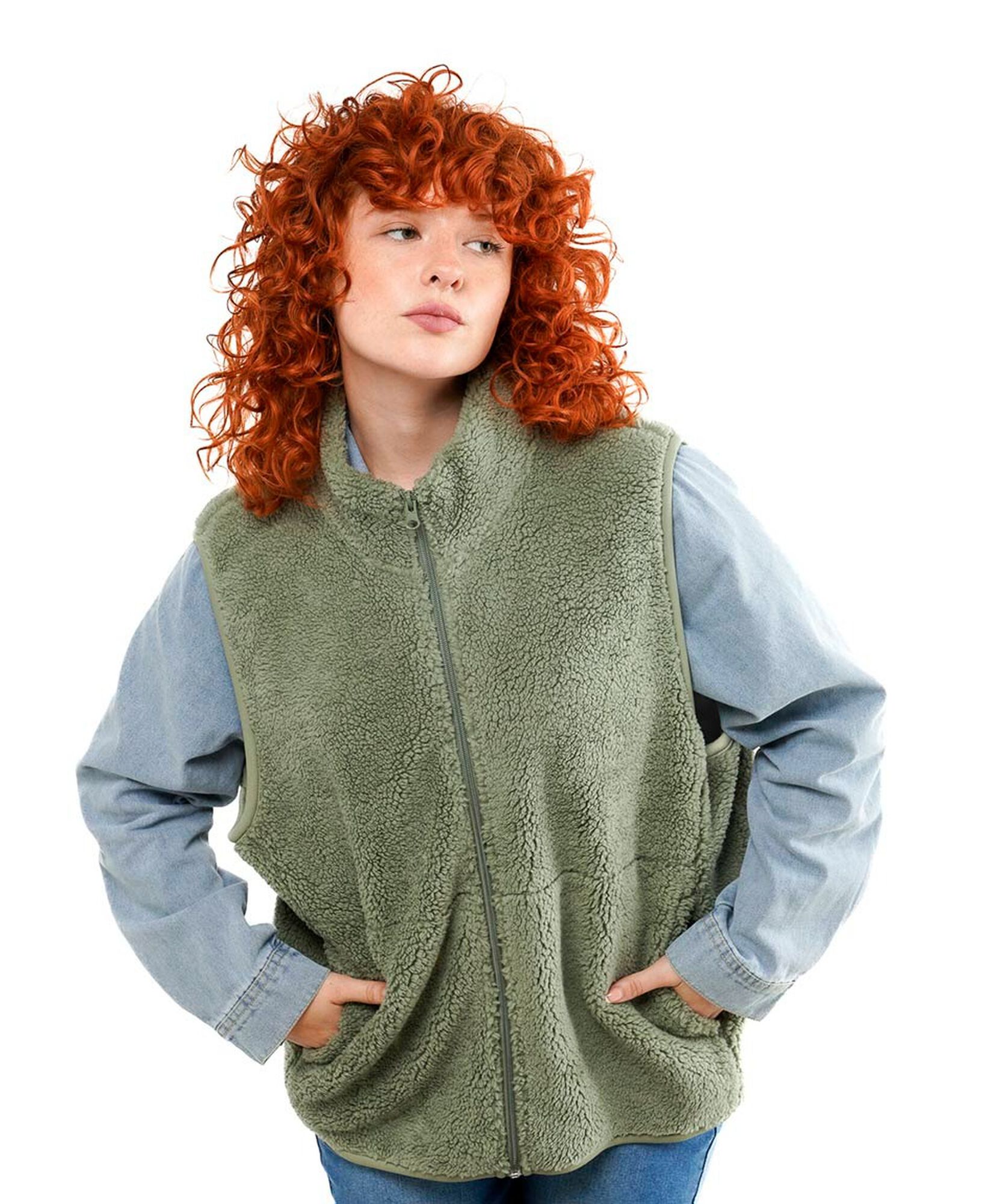 Polar mujer chiporro vest sin mangas Polar mujer chiporro vest sin mangas
