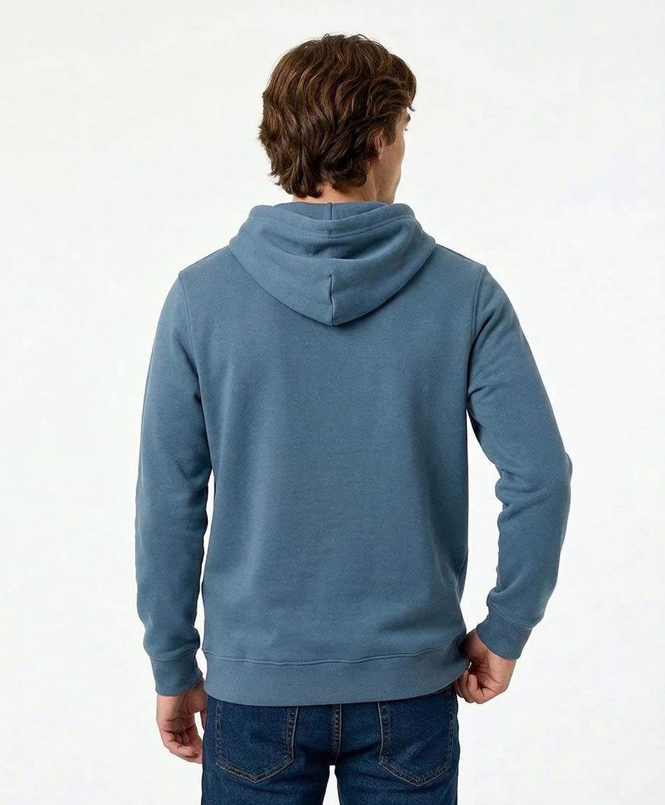 Poler&oacute;n hombre con capucha  colorado