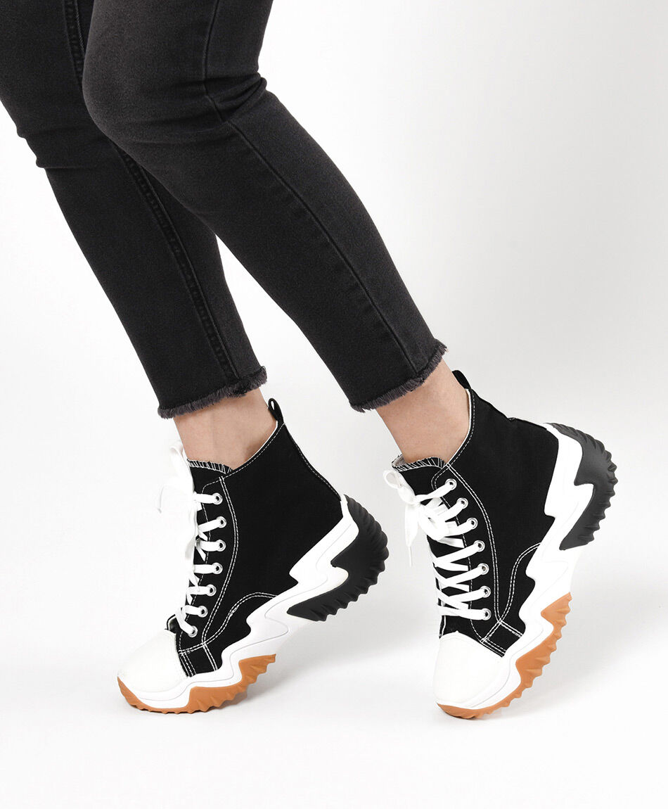 Zapatilla mujer plataforma ondas