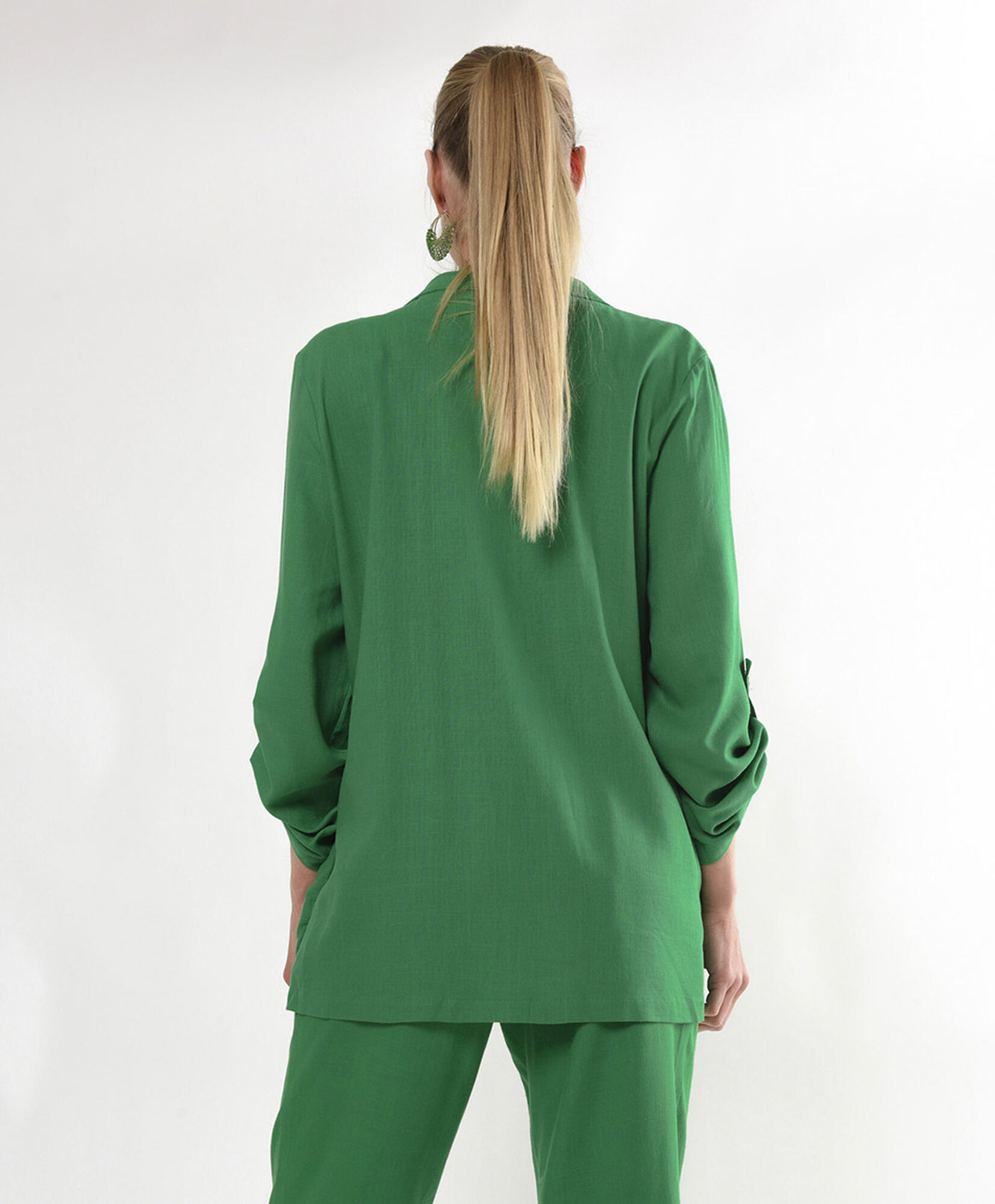 Blazer mujer lino botones Blazer mujer lino botones