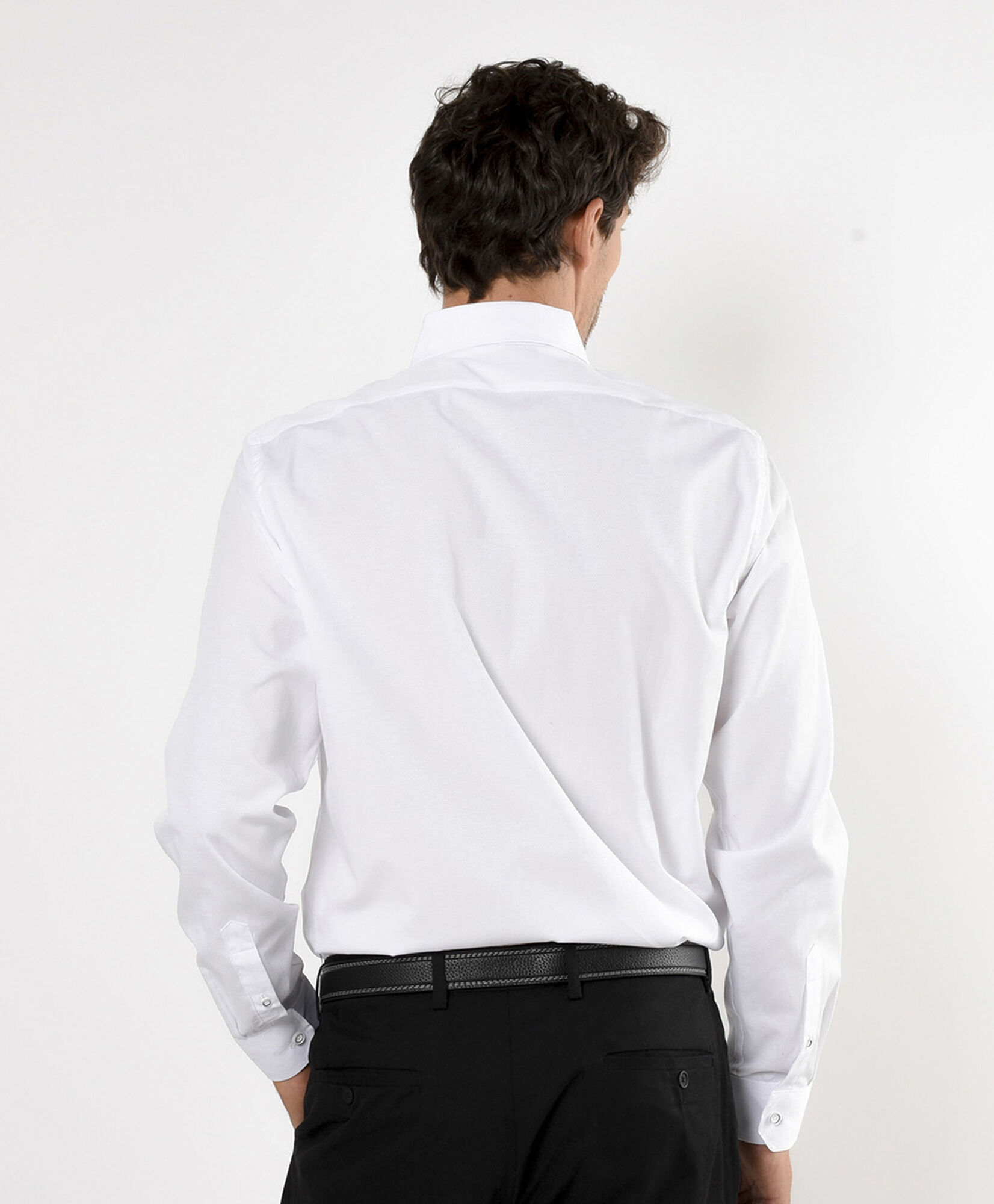 Camisa hombre lisa blanca Camisa hombre lisa blanca