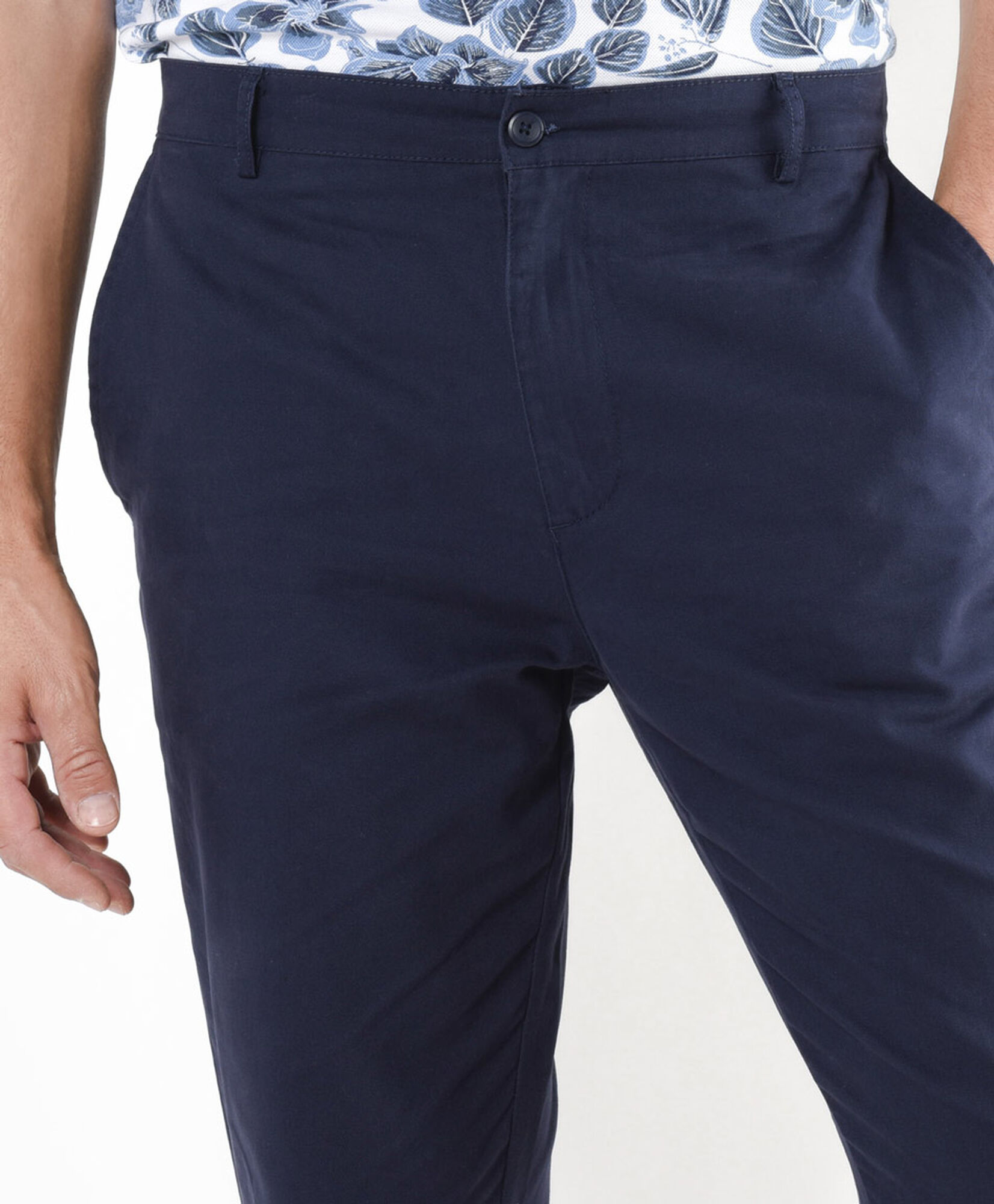 Pantalón hombre liso azul Pantalón hombre liso azul