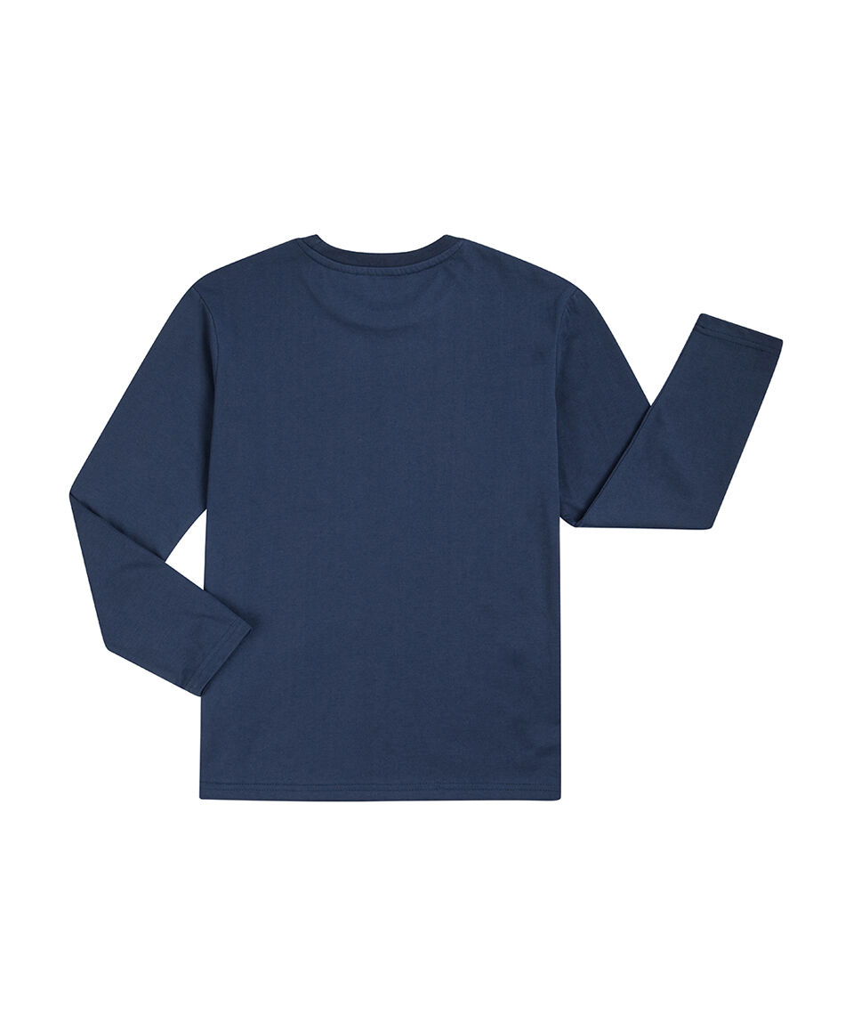 Polera ni&ntilde;o b&aacute;sica manga larga