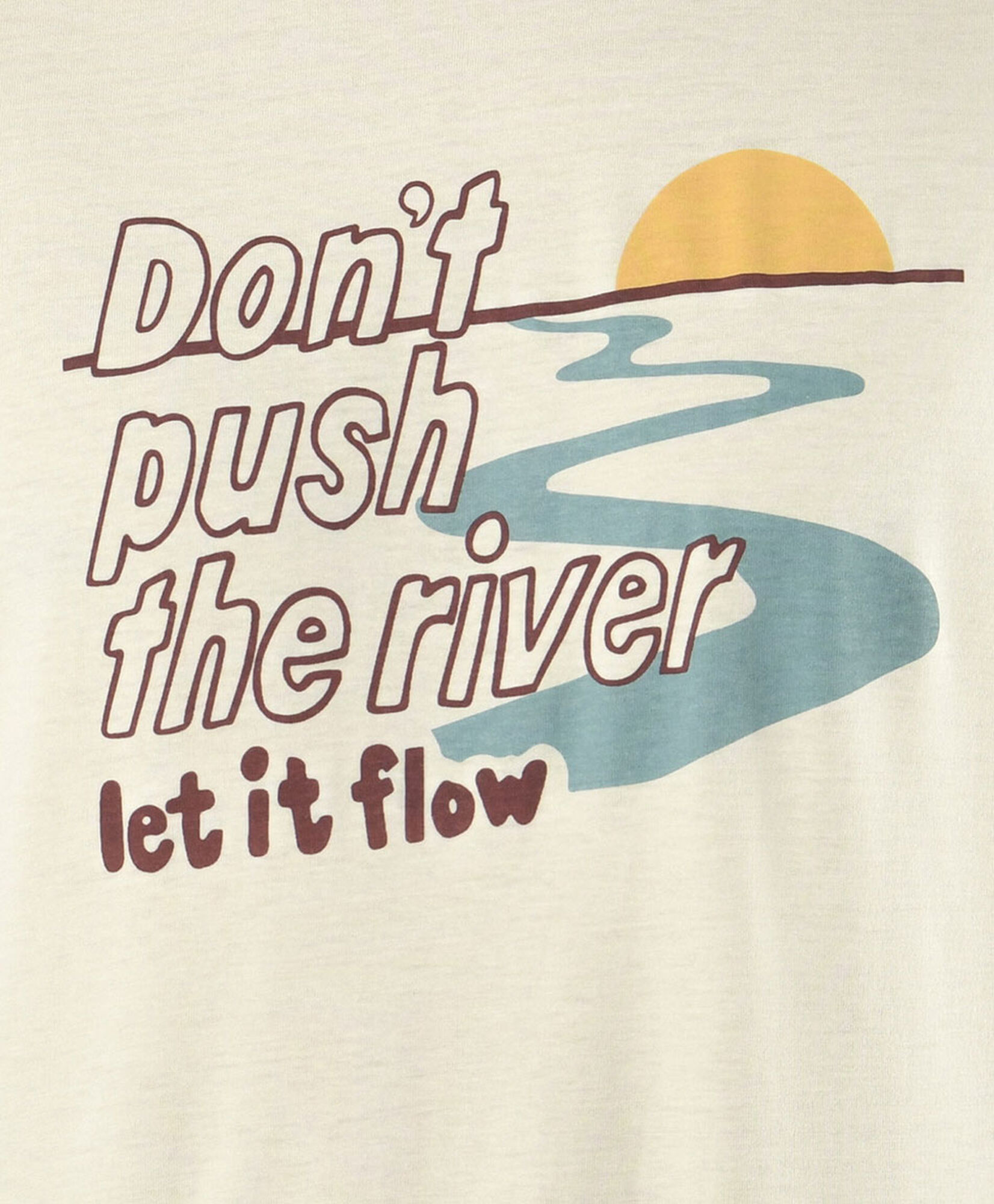 Polera hombre frase río Polera hombre frase río