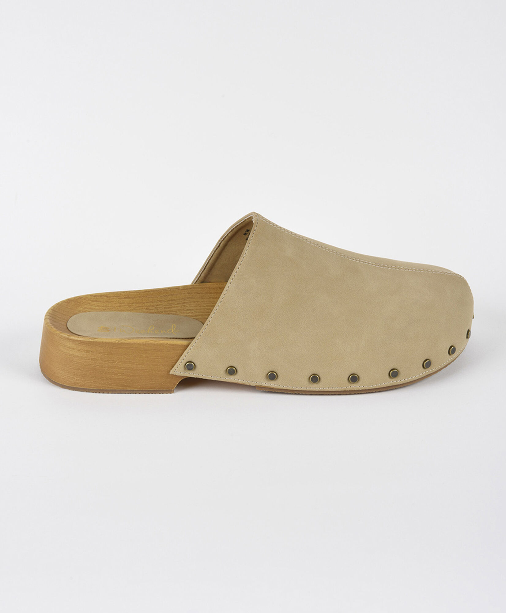 Sandalia mujer zueco tachas Sandalia mujer zueco tachas