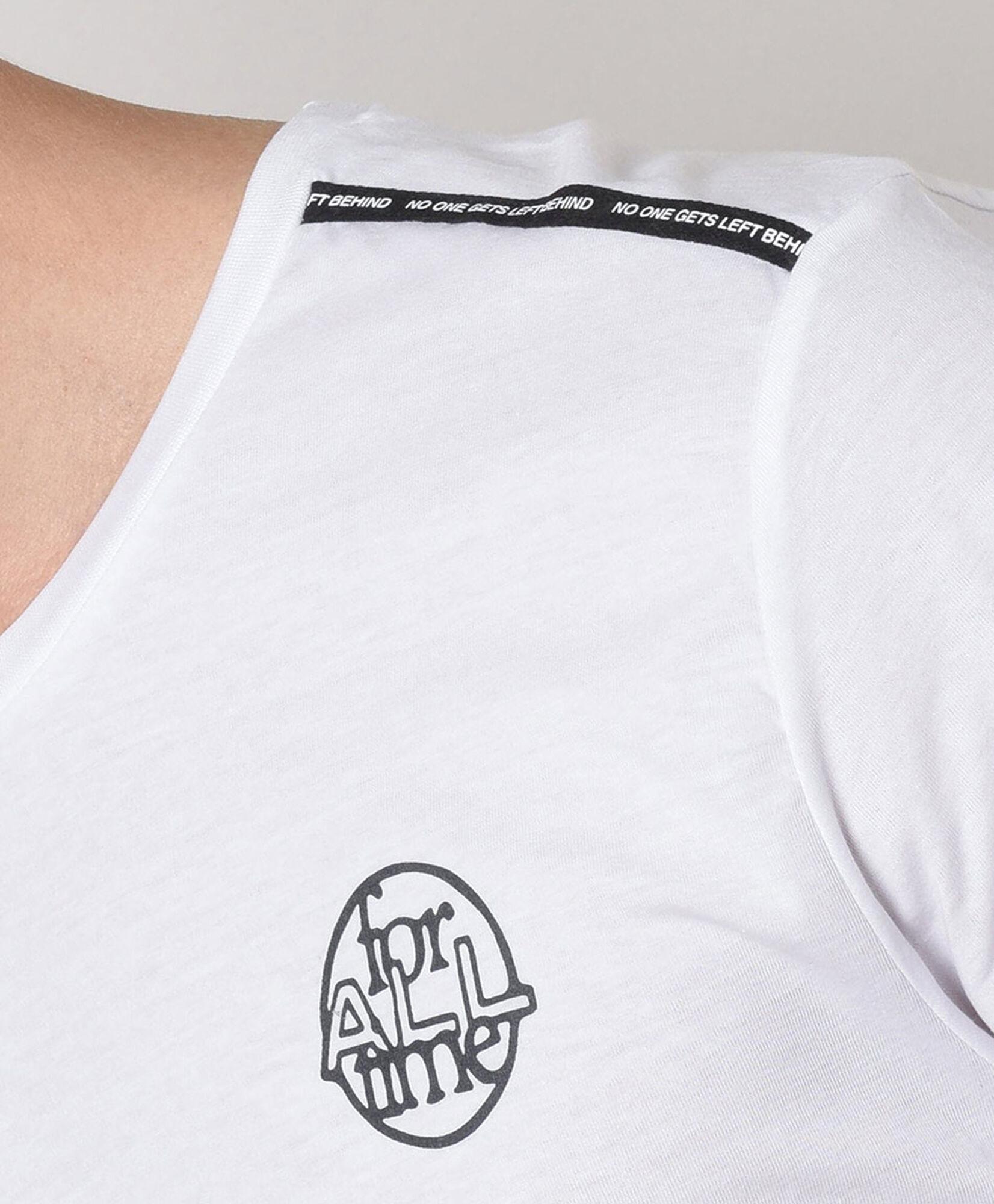Polera hombre frase hombro Polera hombre frase hombro