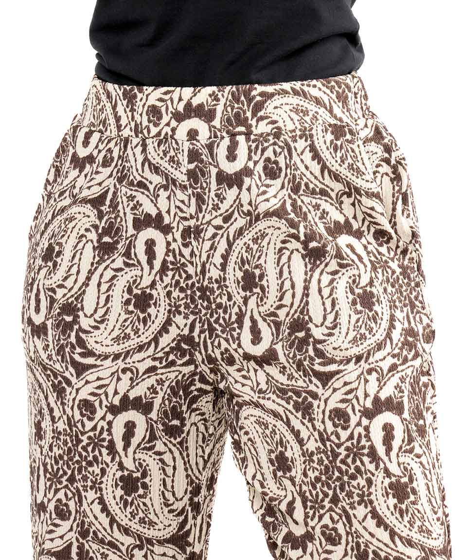 Pantal&oacute;n mujer dibujos abstractos