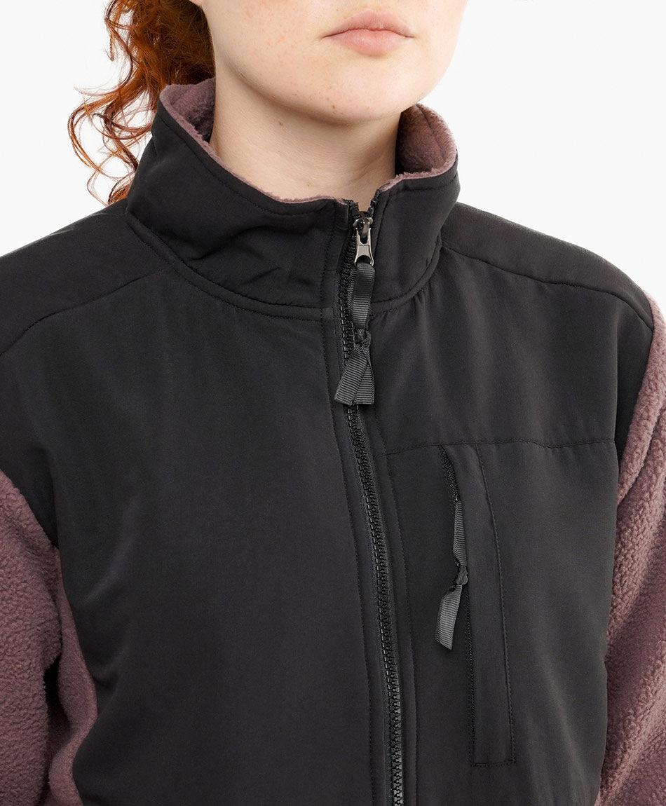 Polar mujer fleece mix  morado