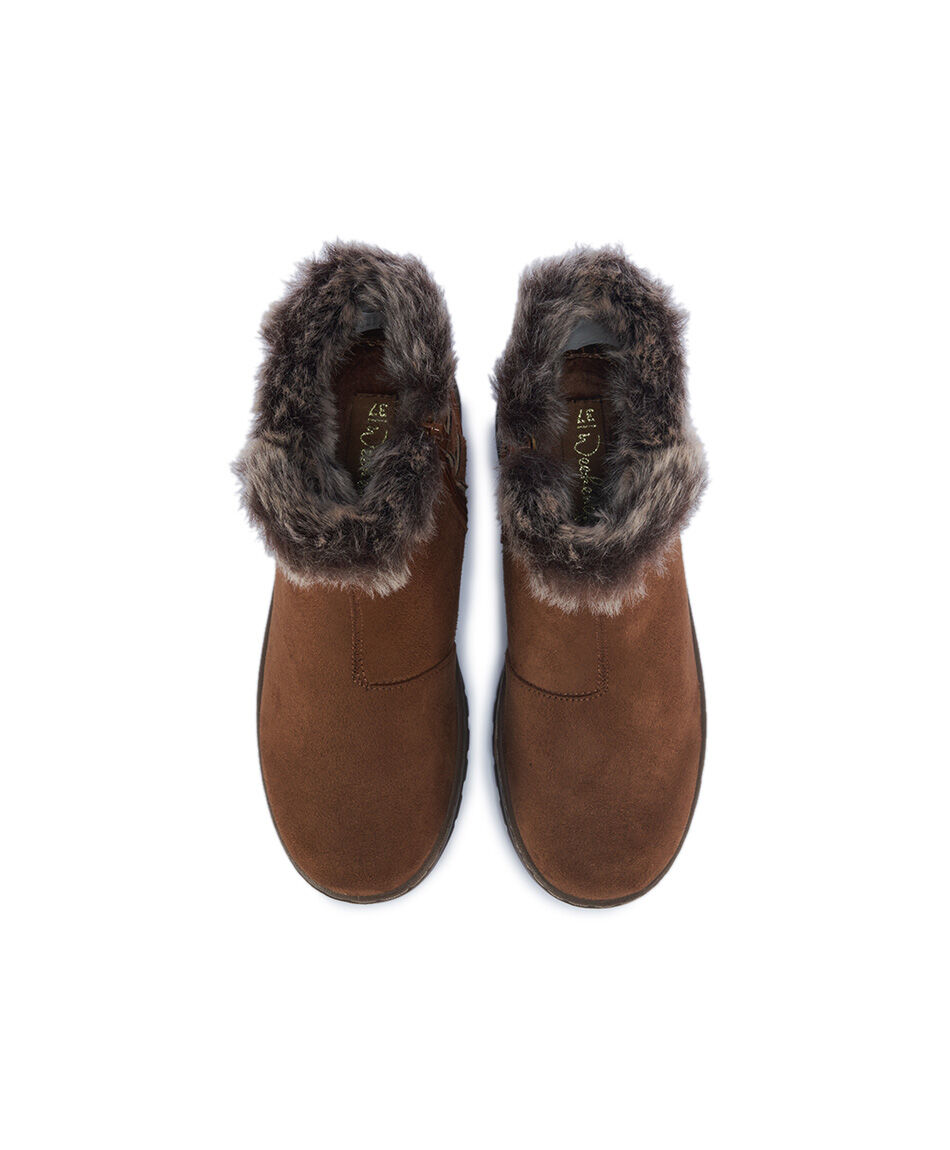 Bot&iacute;n mujer tiras vison