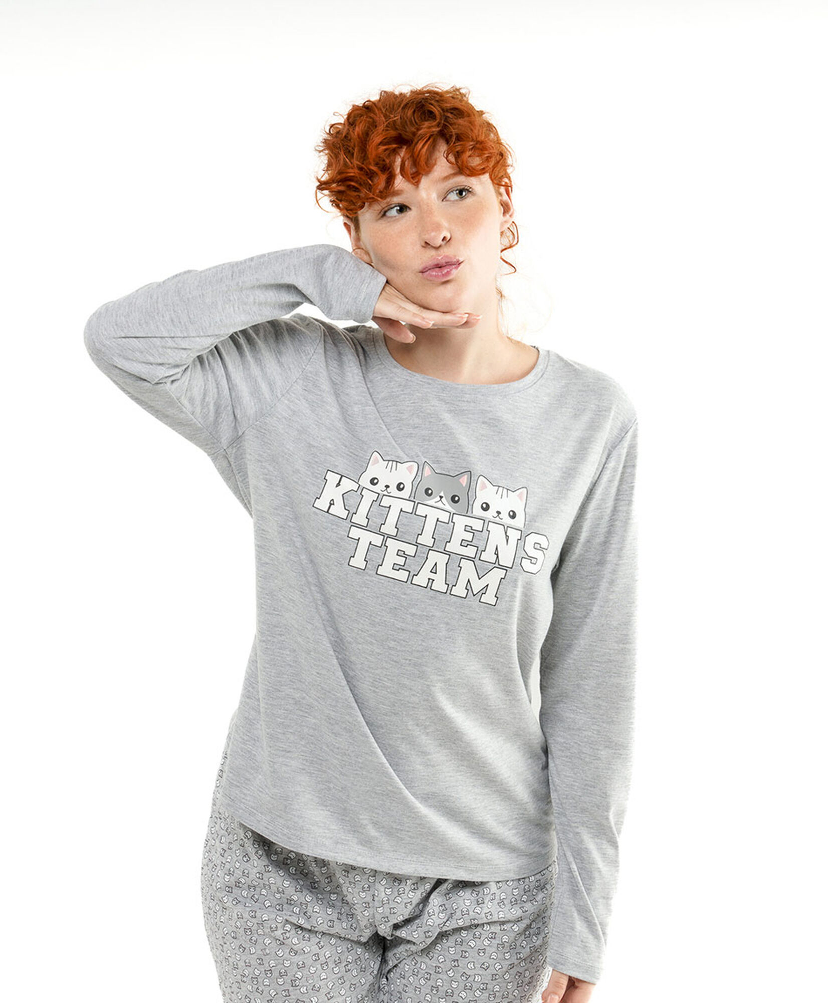 Pijama mujer kittens team Pijama mujer kittens team