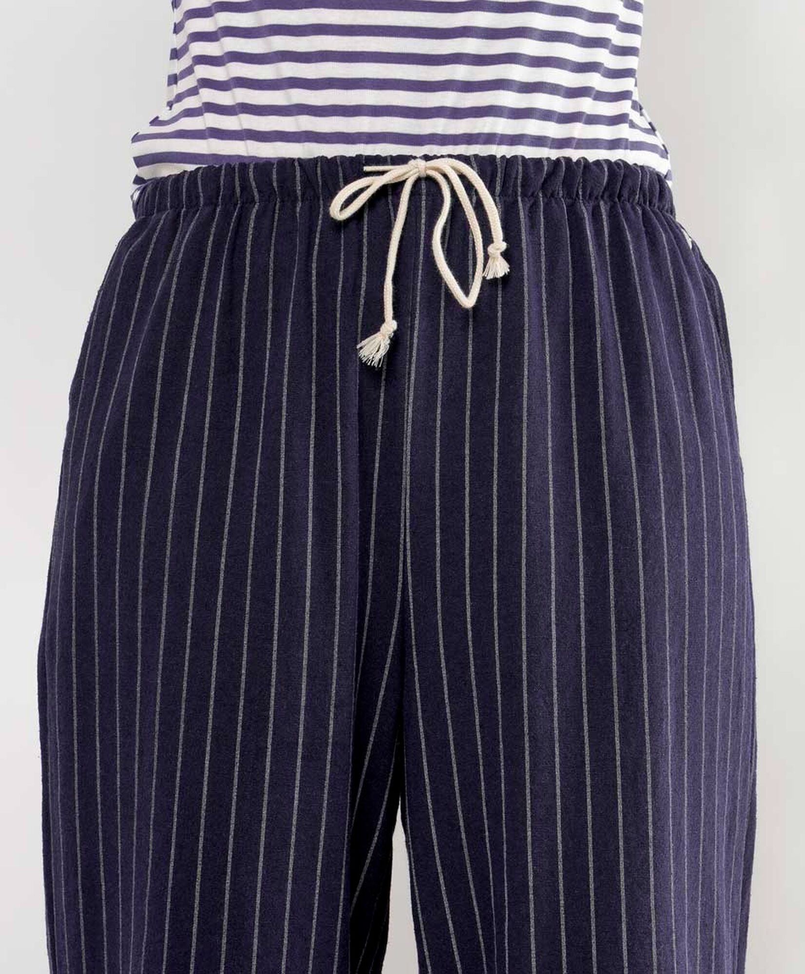 Pantalón mujer ancho azul wide Pantalón mujer ancho azul wide