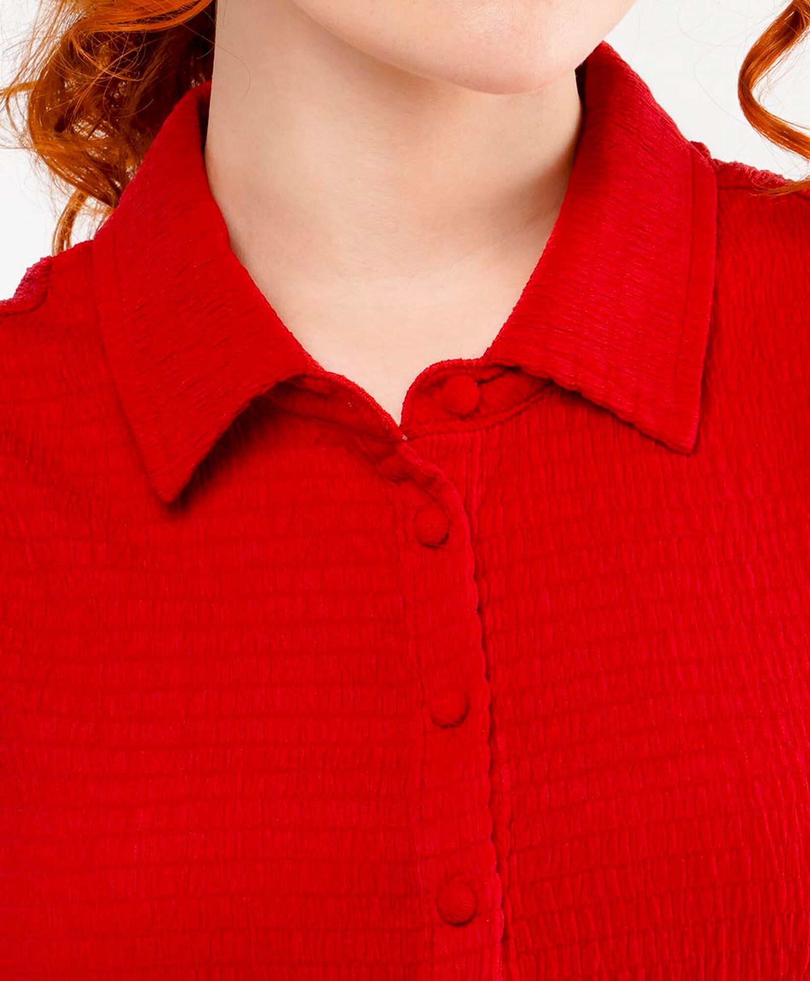 Blusa mujer textura sin mangas Blusa mujer textura sin mangas