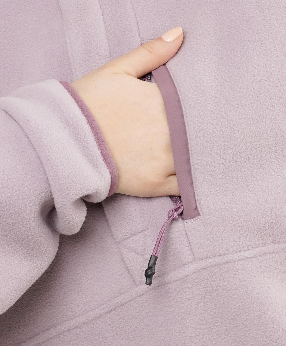 Polar mujer cuello abotonado pink